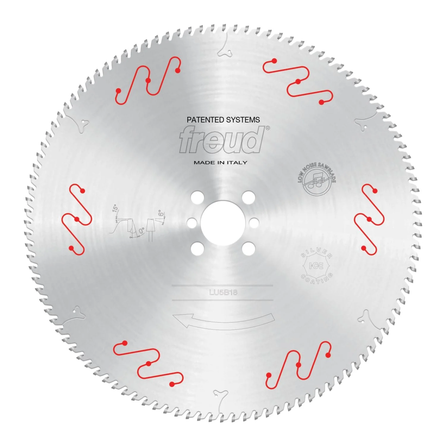 Freud LU5B18 350mm Thin to Medium Aluminum & Non Ferrous Blade with Mechanical Clamping - Image 1