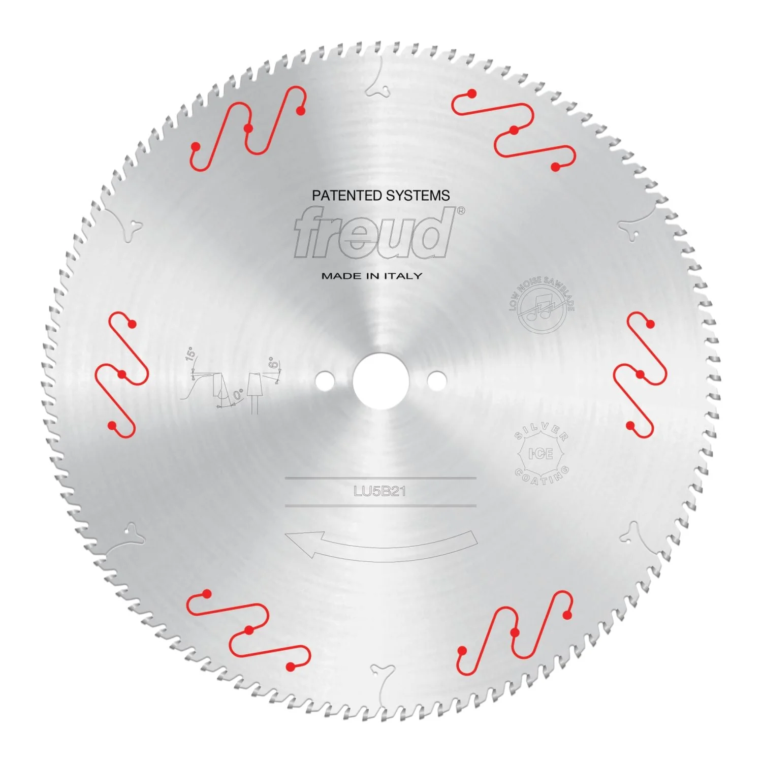 Freud LU5B21 380mm Thin to Medium Aluminum & Non Ferrous Blade with Mechanical Clamping - Image 1