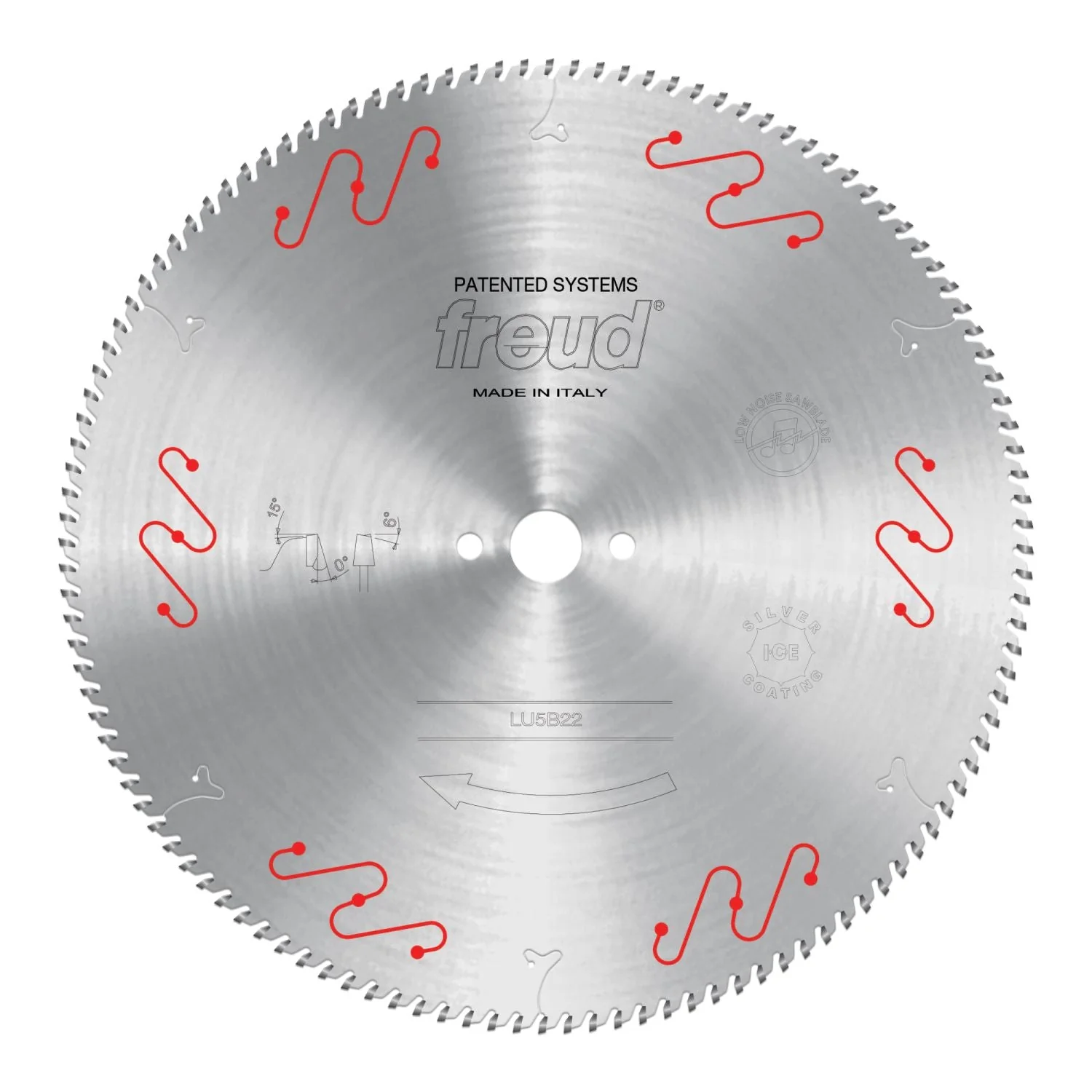 Freud LU5B22 400mm Thin to Medium Aluminum & Non Ferrous Blade with Mechanical Clamping - Image 1