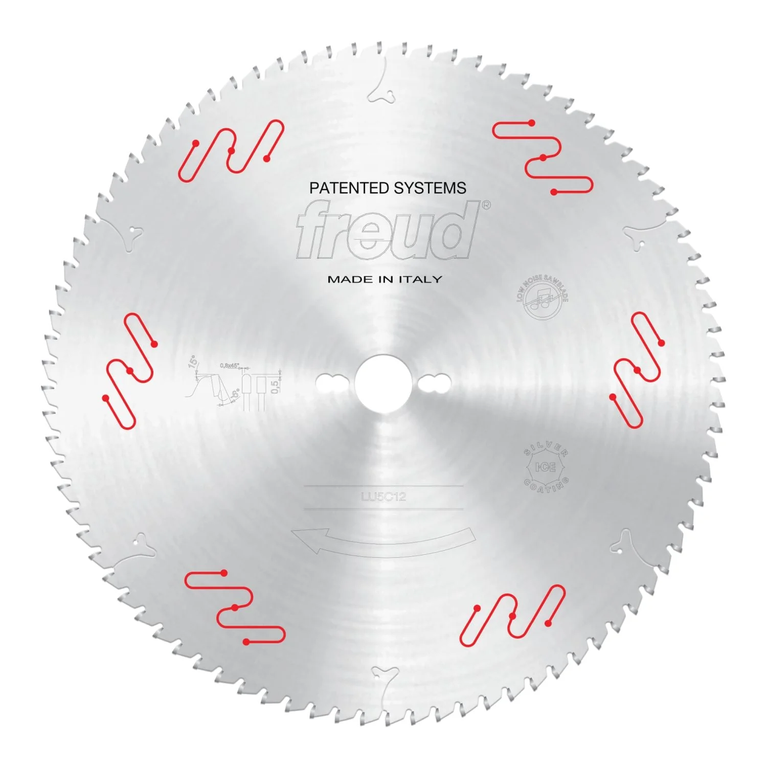 Freud LU5C12 350mm Medium to Thick Aluminum & Non-Ferrous Blade with or without Mechanical Clamping - Image 1
