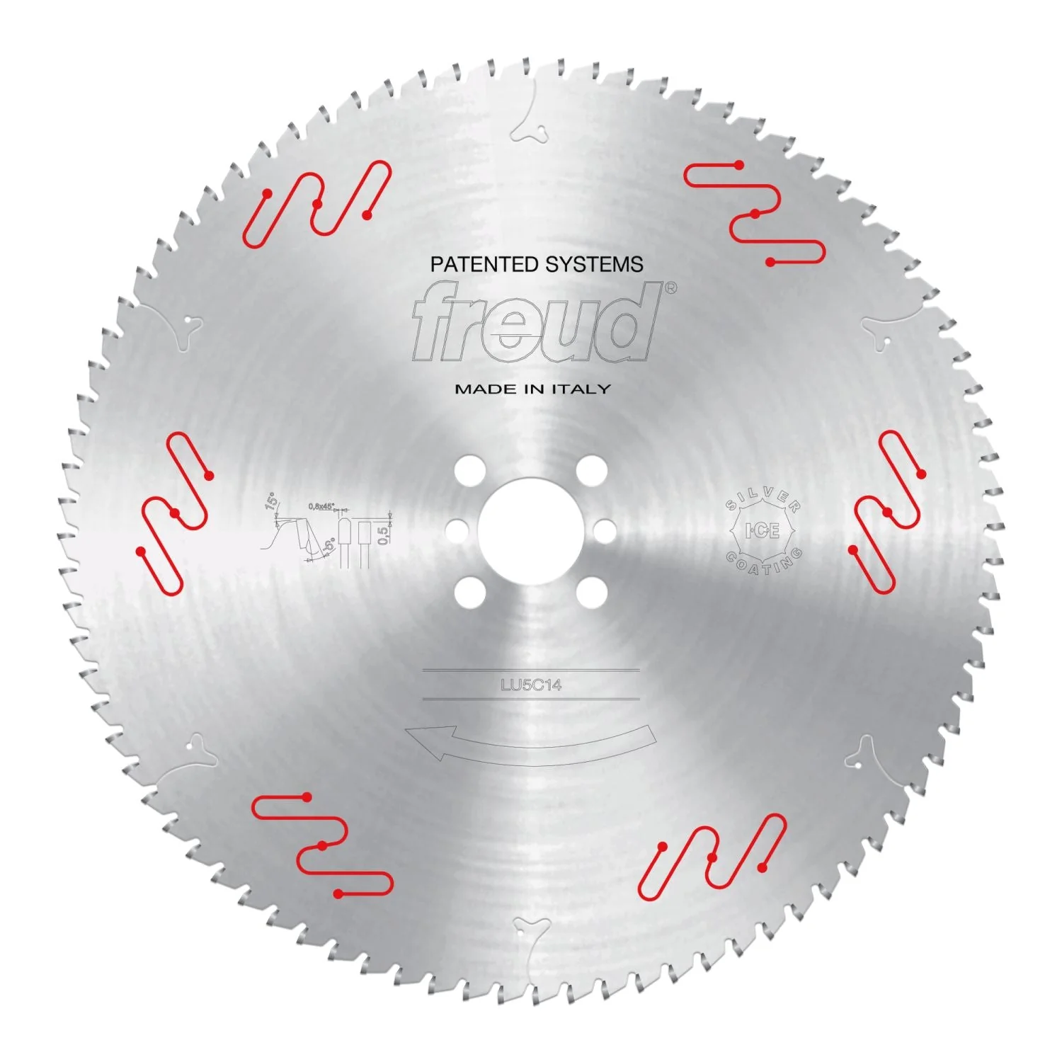 Freud LU5C14 350mm Medium to Thick Aluminum & Non-Ferrous Blade with or without Mechanical Clamping - Image 1