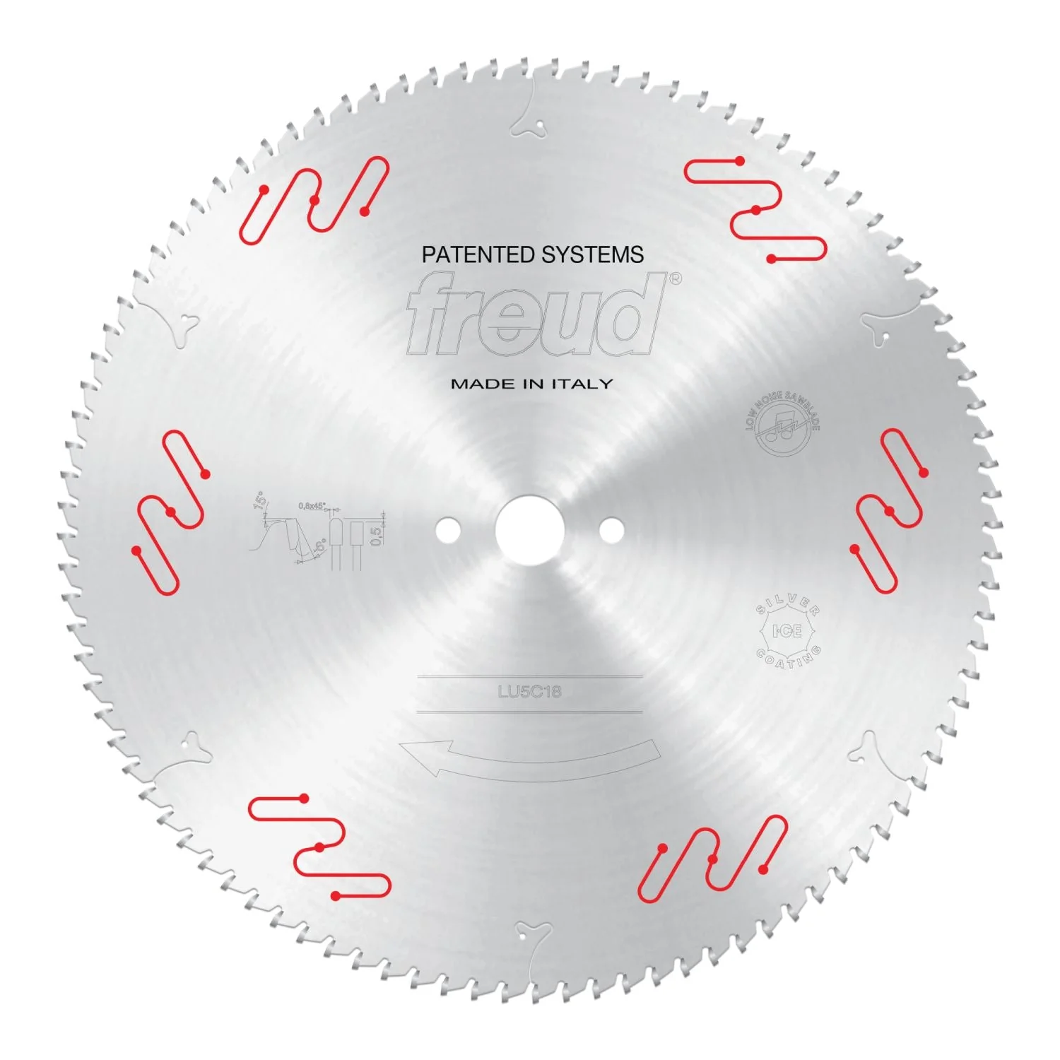 Freud LU5C18 400mm Medium to Thick Aluminum & Non-Ferrous Blade with or without Mechanical Clamping - Image 1