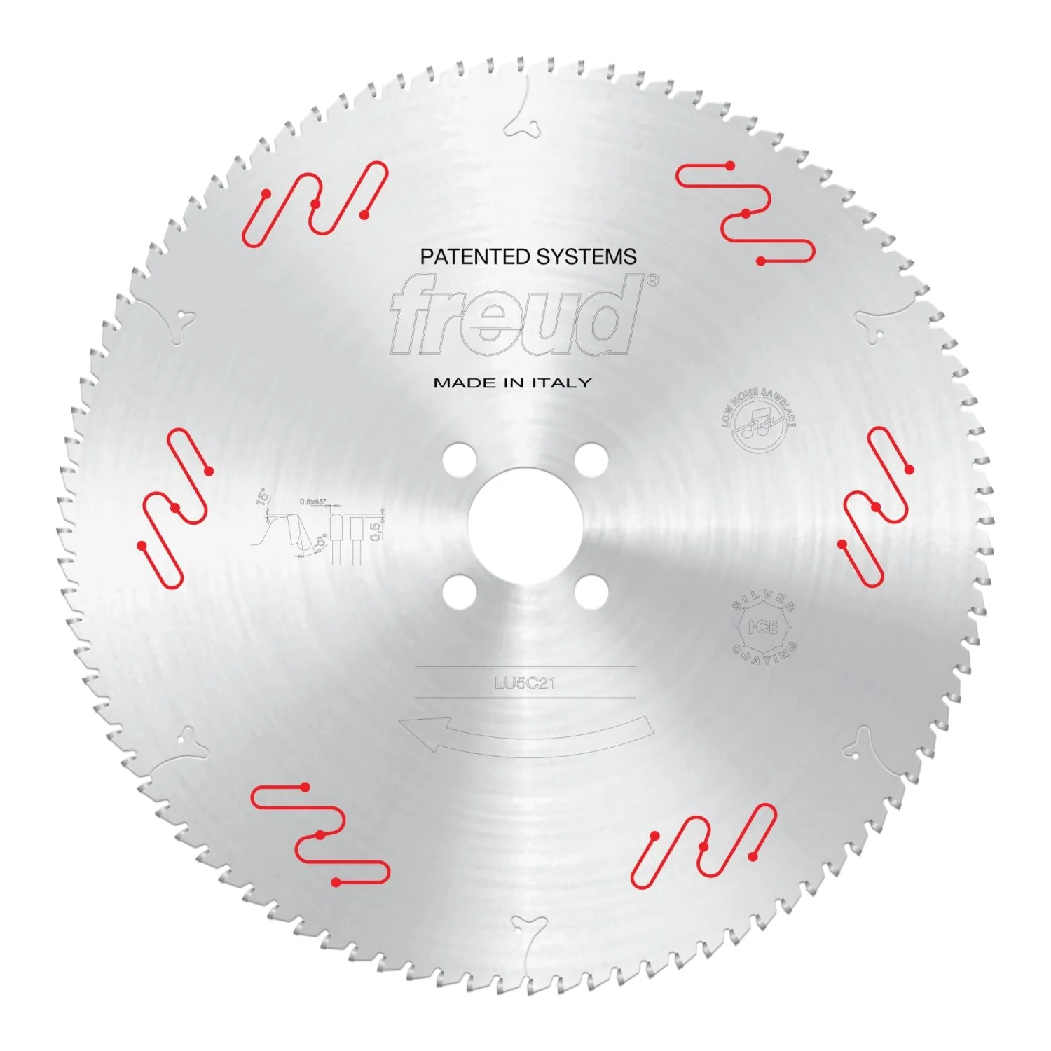 Freud LU5C21 400mm Medium to Thick Aluminum & Non-Ferrous Blade with or without Mechanical Clamping - Image 1