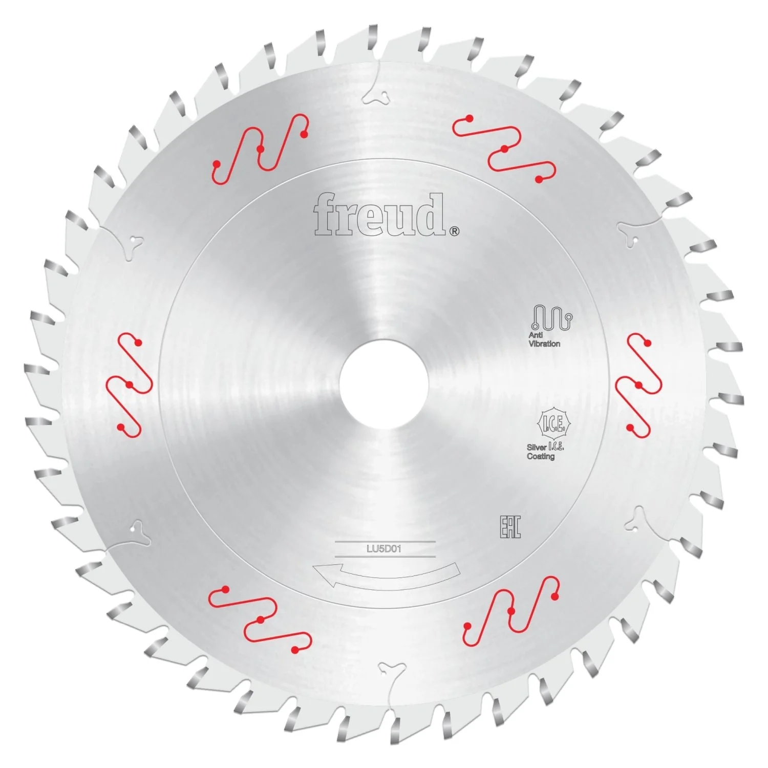 Freud LU5D01 160mm Medium Aluminum & Non-Ferrous Blade with or without Mechanical Clamping - Image 1