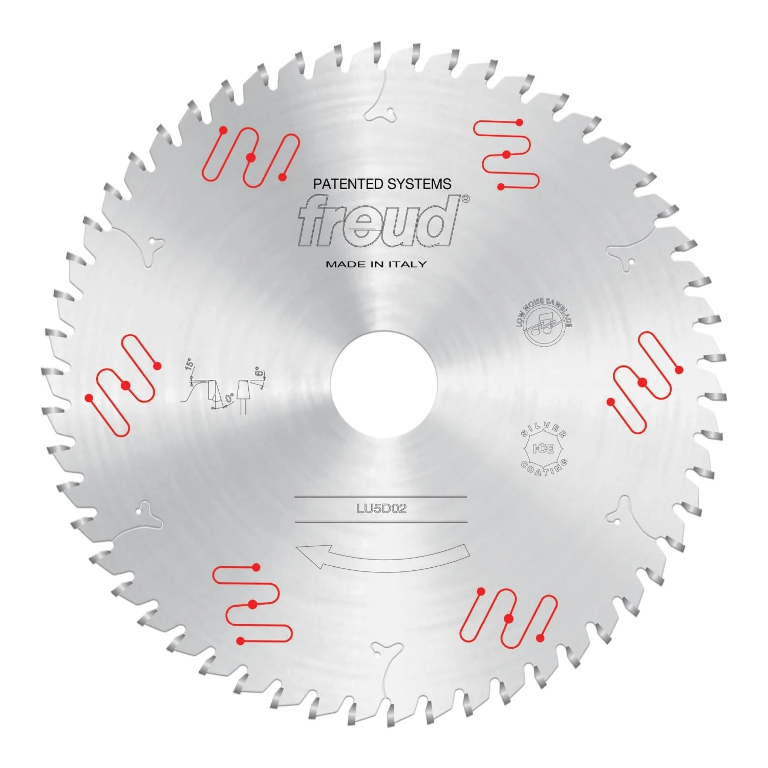 Freud LU5D02 190mm Medium Aluminum & Non-Ferrous Blade with or without Mechanical Clamping - Image 1