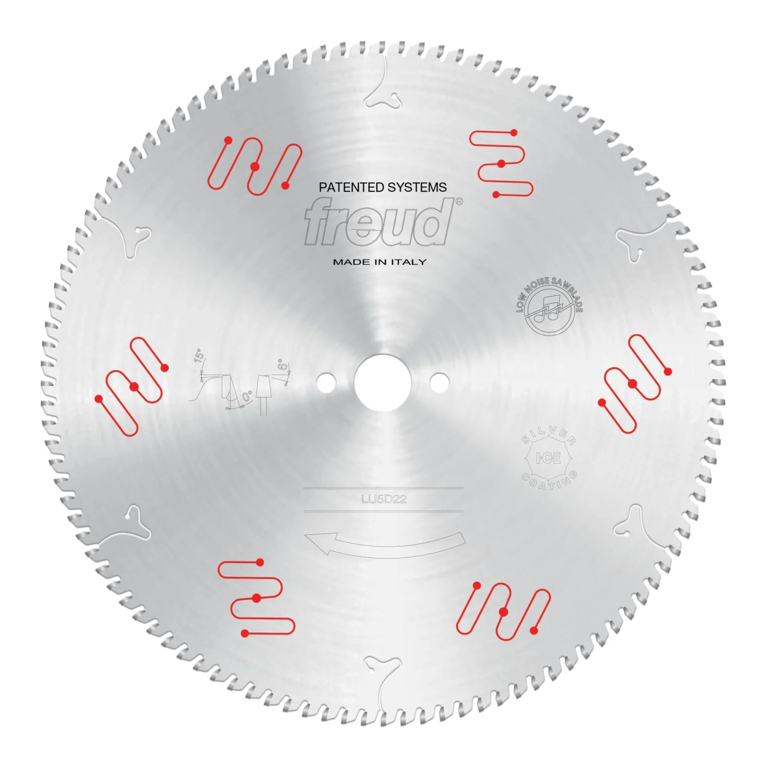 Freud LU5D22 380mm Medium Aluminum & Non-Ferrous Blade with or without Mechanical Clamping - Image 1