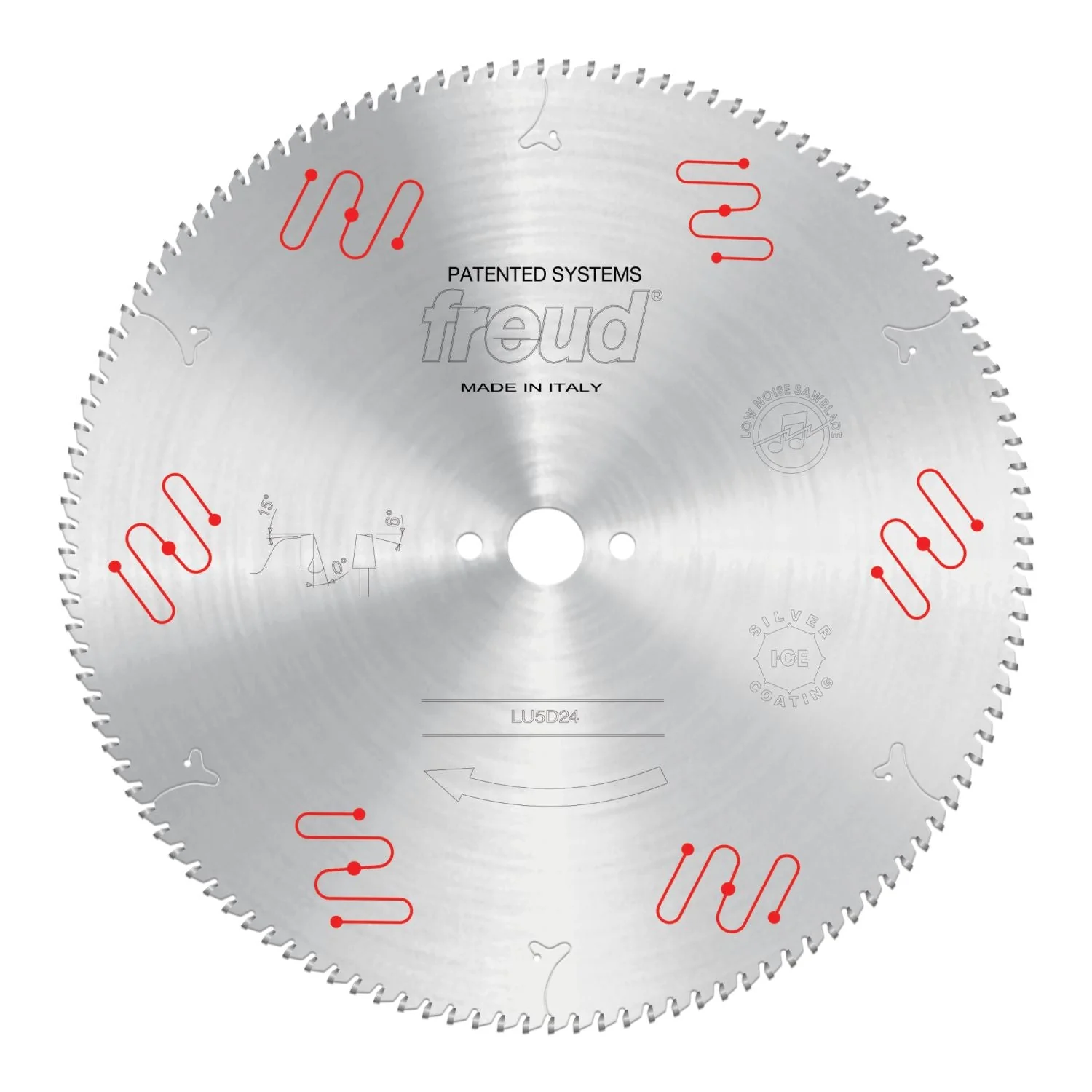 Freud LU5D24 400mm Medium Aluminum & Non-Ferrous Blade with or without Mechanical Clamping - Image 1