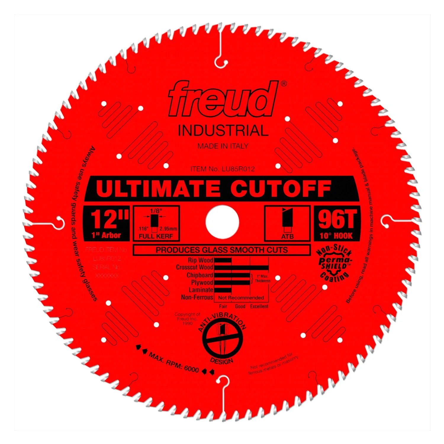 Freud LU85R012 12 in. Ultimate Cut-Off Blade - Image 1