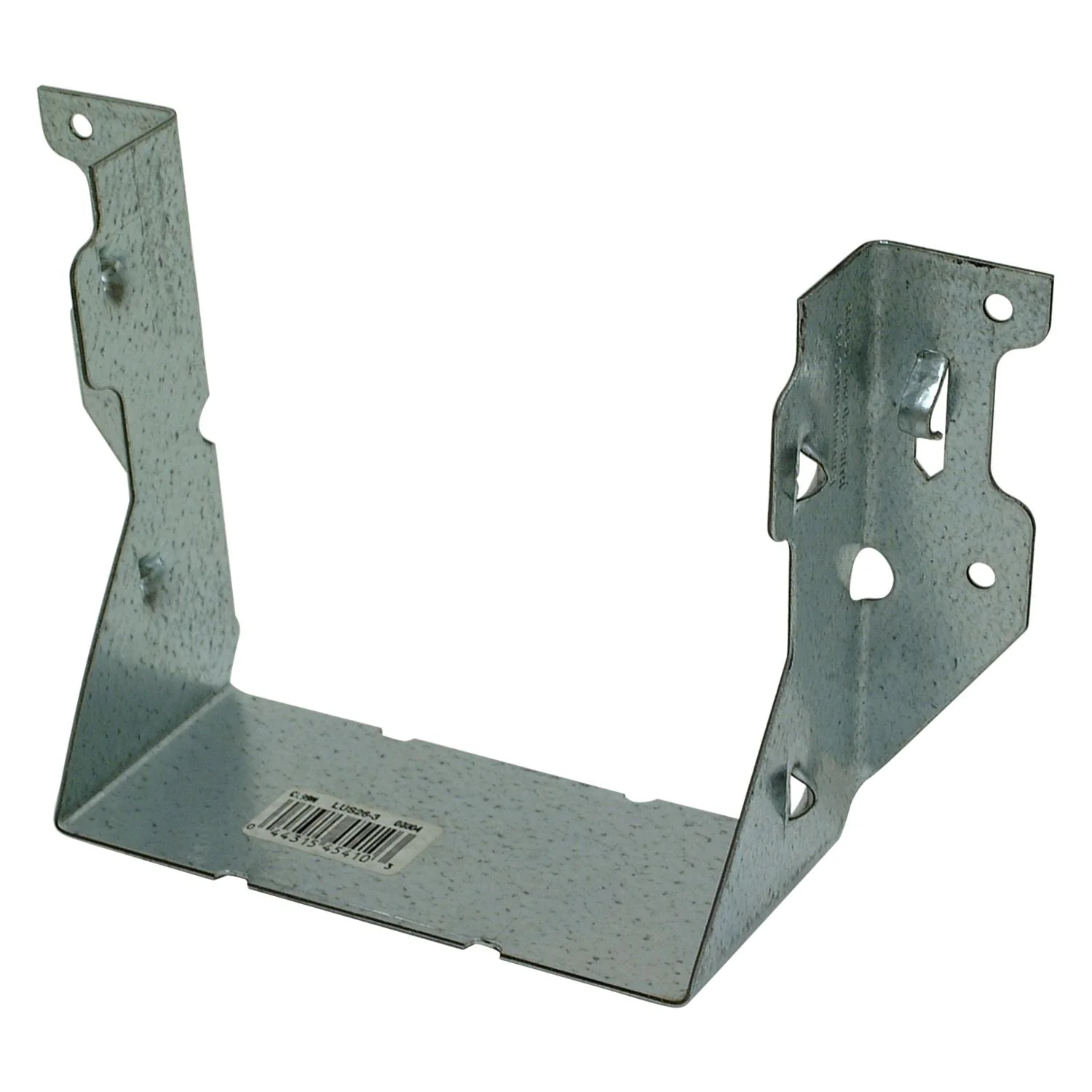 Simpson Strong-Tie LUS26-3 LUS Galvanized Face-Mount Joist Hanger for Triple 2x6 - Image 3