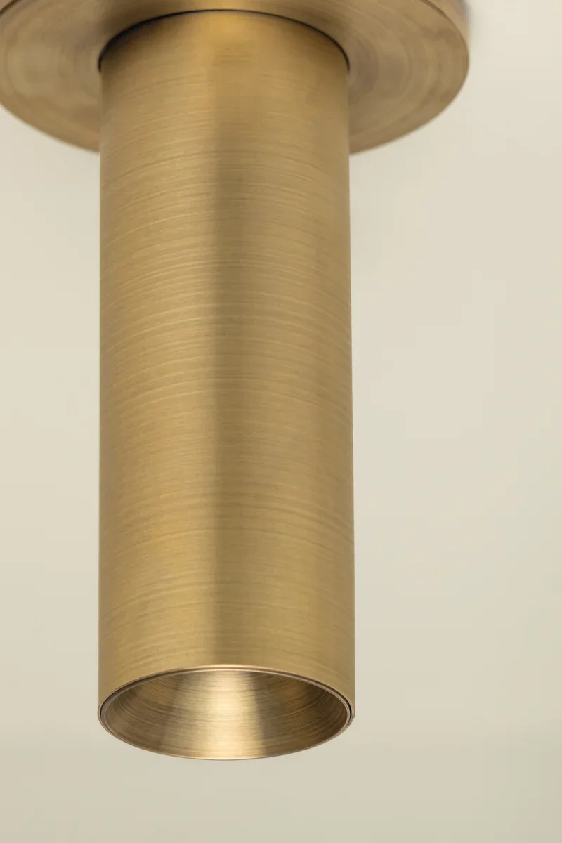 HUDSON VALLEY LIGHTING | LUXE 2" FLUSHMOUNT - PATINA BRASS | $442.00 - Image 2