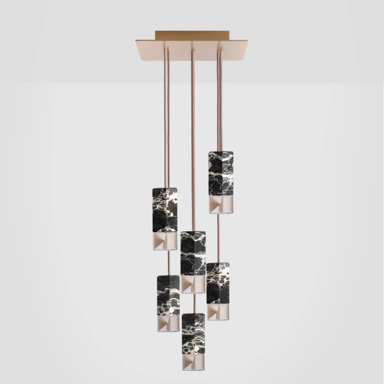 FORMAMINIMA |  Lamp/One BLACK 6-Light Chandelier – ,300.00
