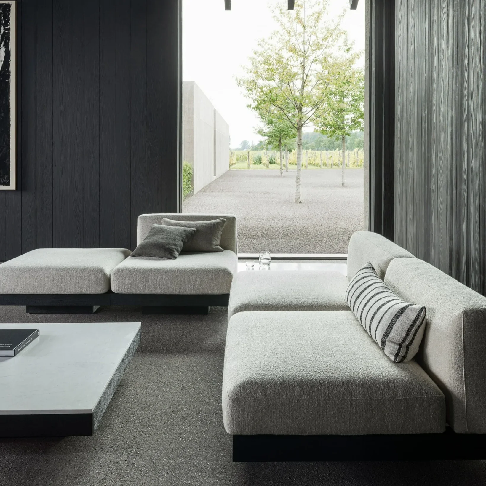RUDOLF SOFA | BLACK & BONE $16,540.00 - Image 2