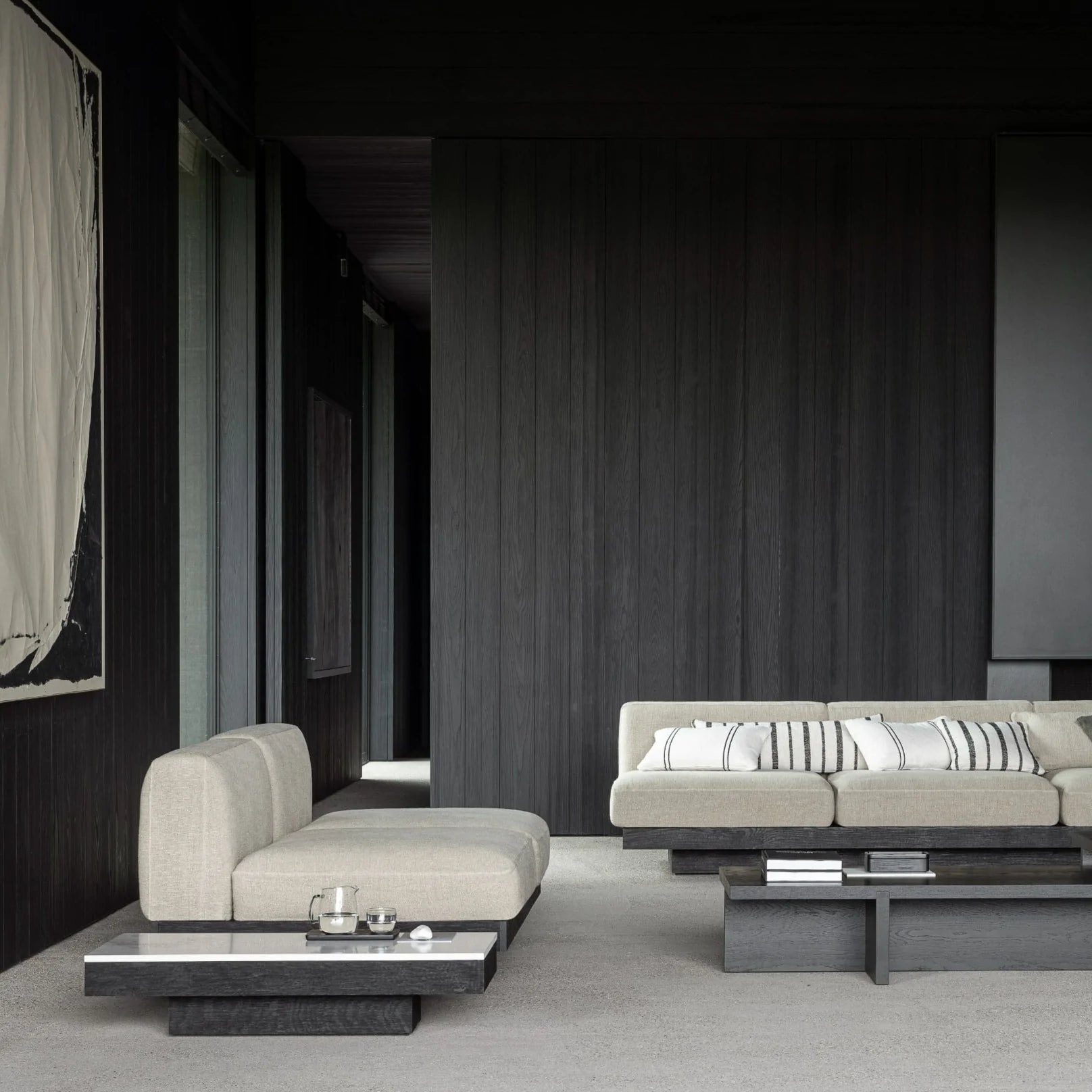 RUDOLF LOUNGE CHAIR | BLACK & SAND - $5,850.00 - Image 2