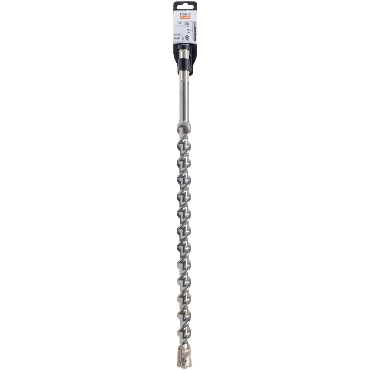Simpson Strong-Tie MDMX10623Q 1-1/16-in. x 23-in. SDS-max Shank Quad-Head Drill Bit - Image 2