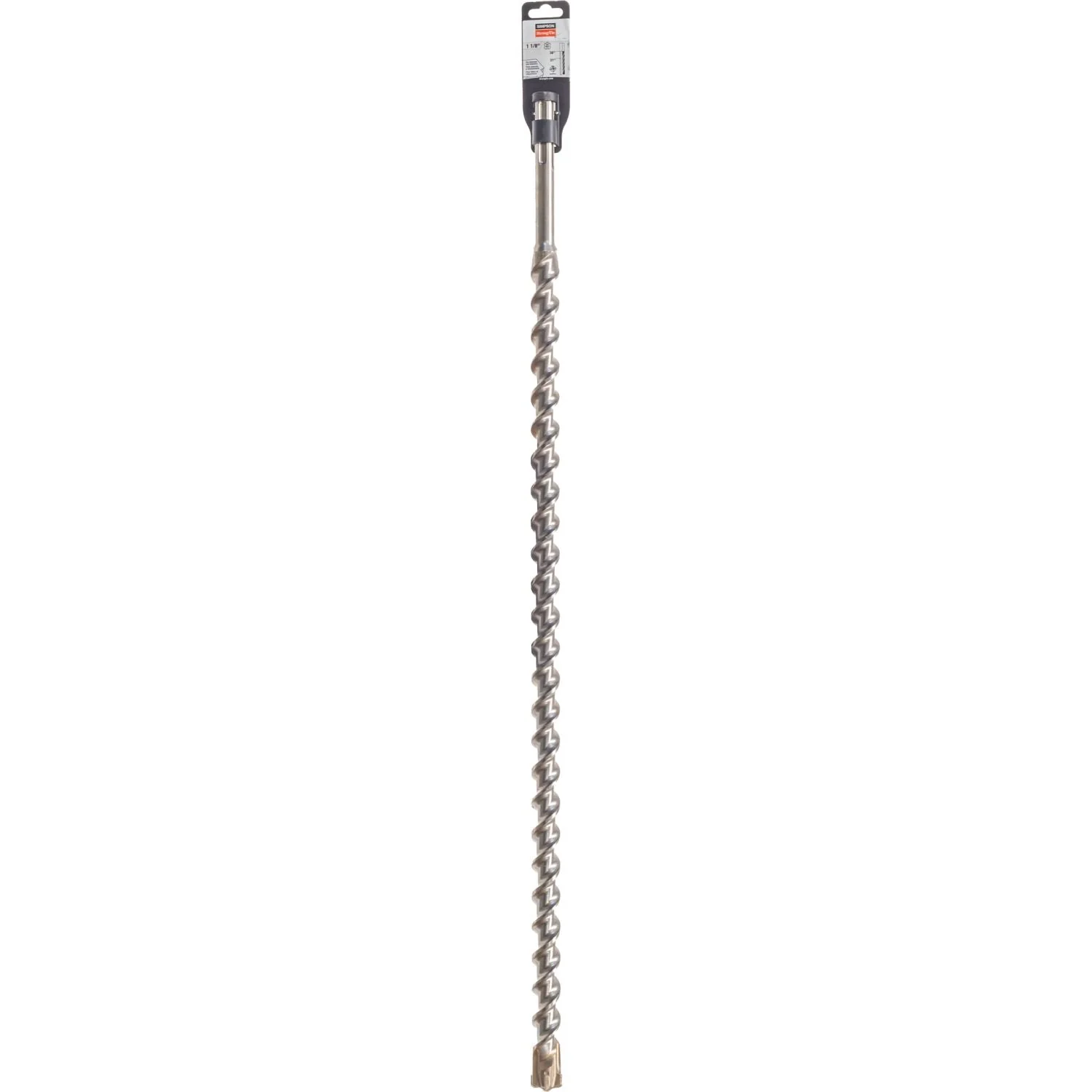 Simpson Strong-Tie MDMX11236Q 1-1/8-in. x 36-in. SDS-max Shank Quad-Head Drill Bit - Image 2