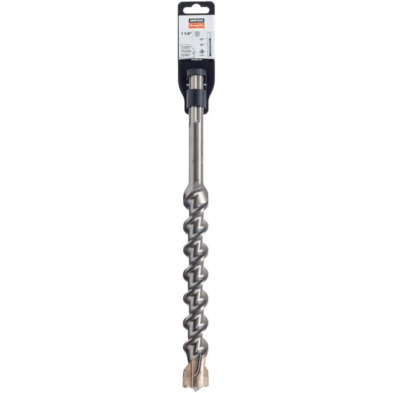 Simpson Strong-Tie MDMX12515Q 1-1/4-in. x 15-in. SDS-max Shank Quad-Head Drill Bit - Image 2