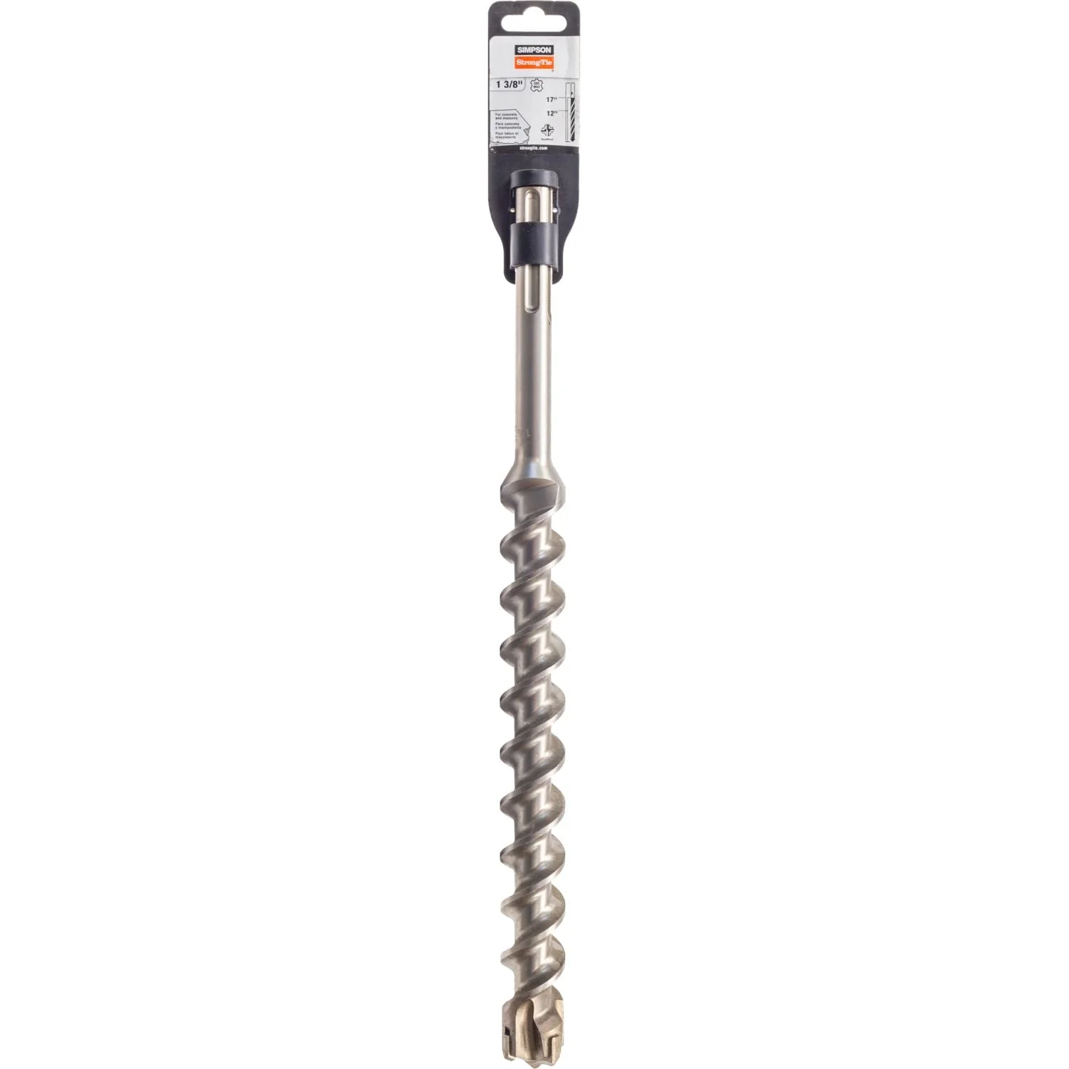 Simpson Strong-Tie MDMX13717Q 1-3/8-in. x 17-in. SDS-max Shank Quad-Head Drill Bit - Image 2