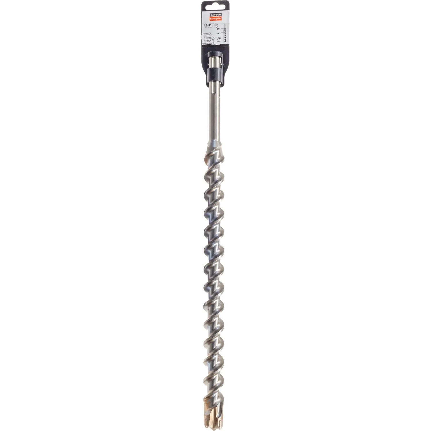 Simpson Strong-Tie MDMX13723Q 1-3/8-in. x 23-in. SDS-max Shank Quad-Head Drill Bit - Image 2