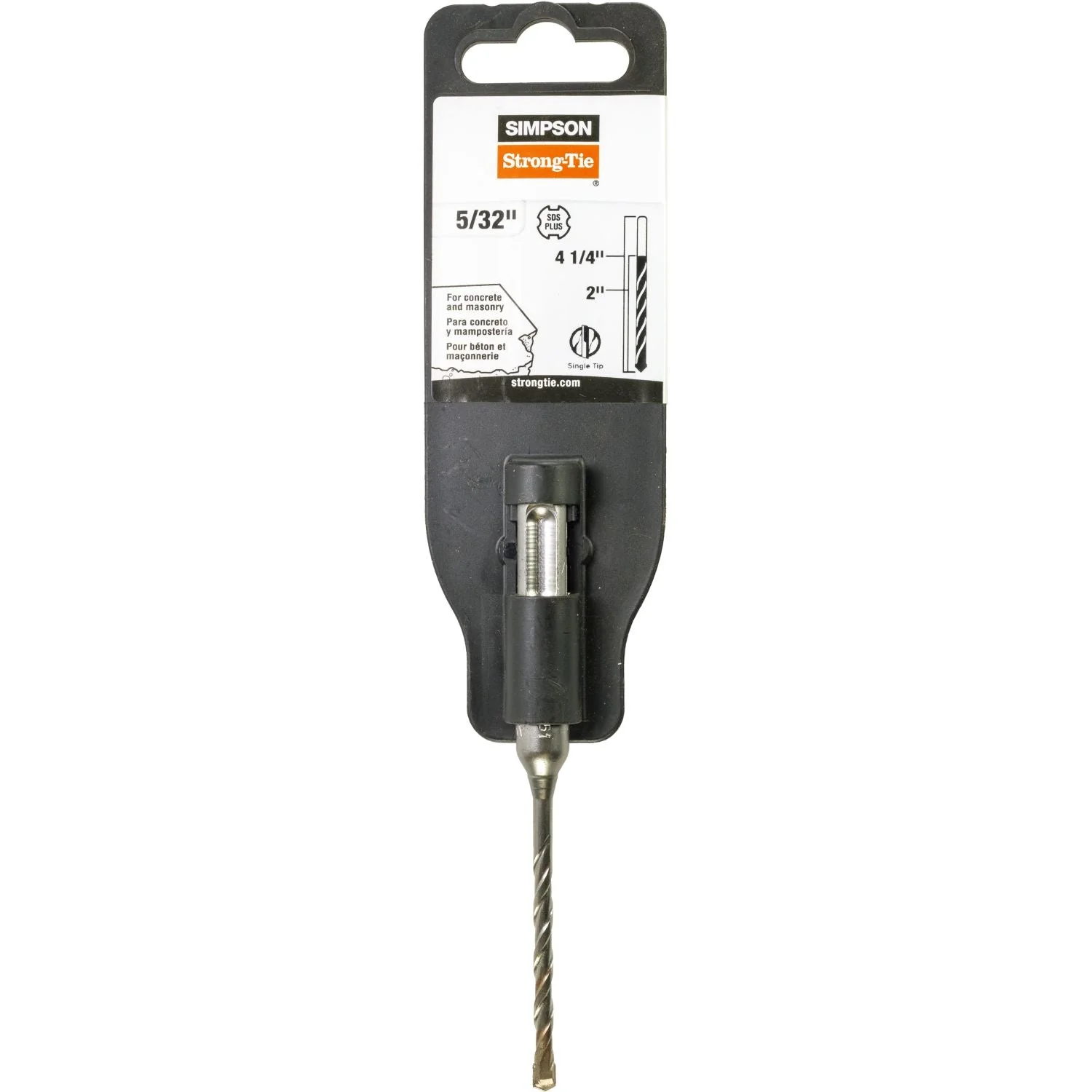 Simpson Strong-Tie MDPL01504 5/32-in. x 4-1/4-in. SDS-plus Shank Drill Bit - Image 2