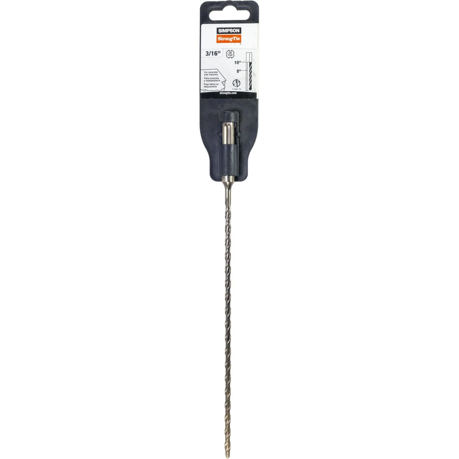 Simpson Strong-Tie MDPL01810 3/16-in. x 10-in. SDS-plus Shank Drill Bit - Image 2
