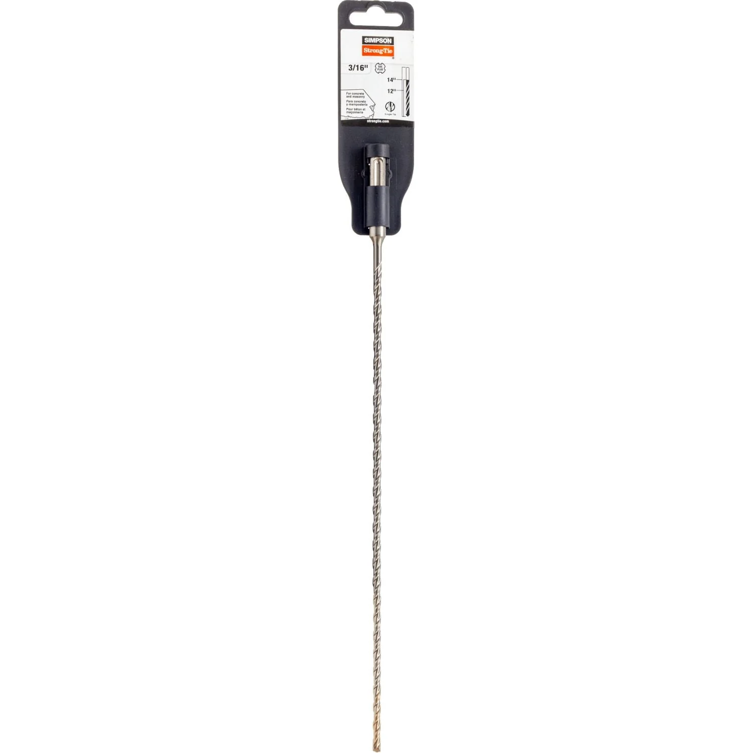 Simpson Strong-Tie MDPL01814 3/16-in. x 14-in. SDS-plus Shank Drill Bit - Image 2