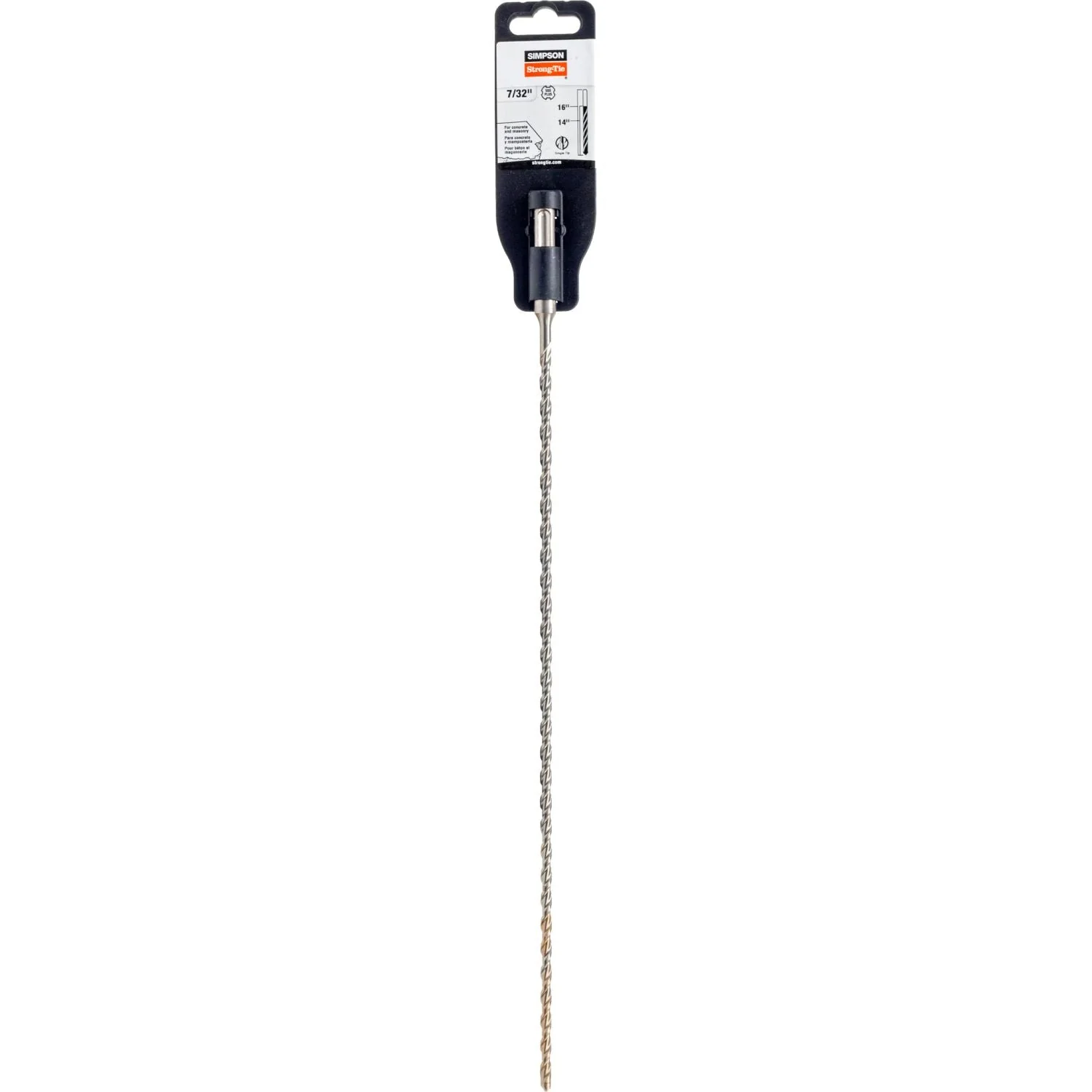 Simpson Strong-Tie MDPL02116 7/32-in. x 16-in. SDS-plus Shank Drill Bit - Image 2