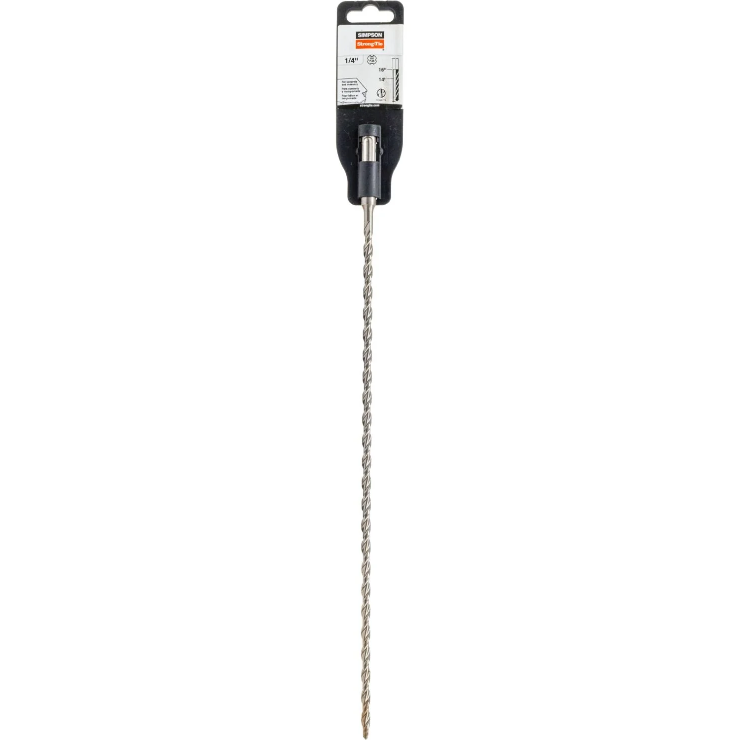 Simpson Strong-Tie MDPL02516 1/4-in. x 16-in. SDS-plus Shank Drill Bit - Image 2