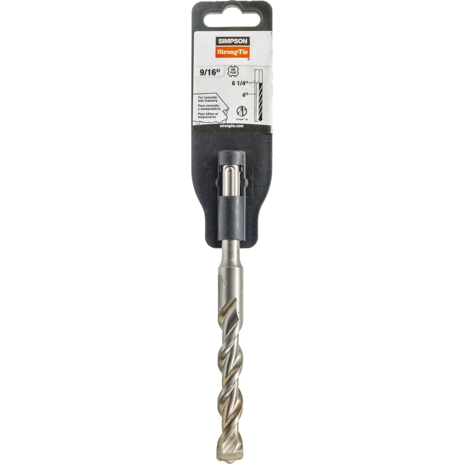 Simpson Strong-Tie MDPL05606 9/16-in. x 6-1/4-in. SDS-plus Shank Drill Bit - Image 2