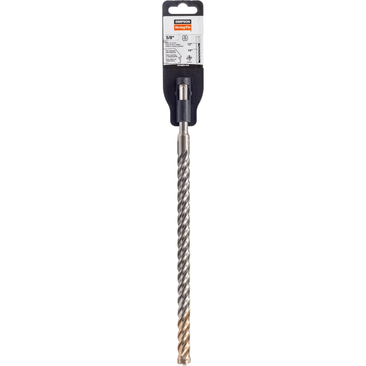 Simpson Strong-Tie MDPL06212Q 5/8-in. x 12-in. SDS-plus Quad-Head Shank Drill Bit - Image 2