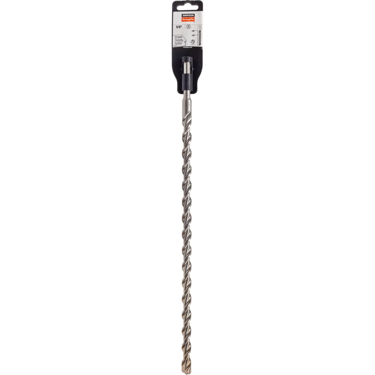Simpson Strong-Tie MDPL06218 5/8-in. x 18-in. SDS-plus Shank Drill Bit - Image 2