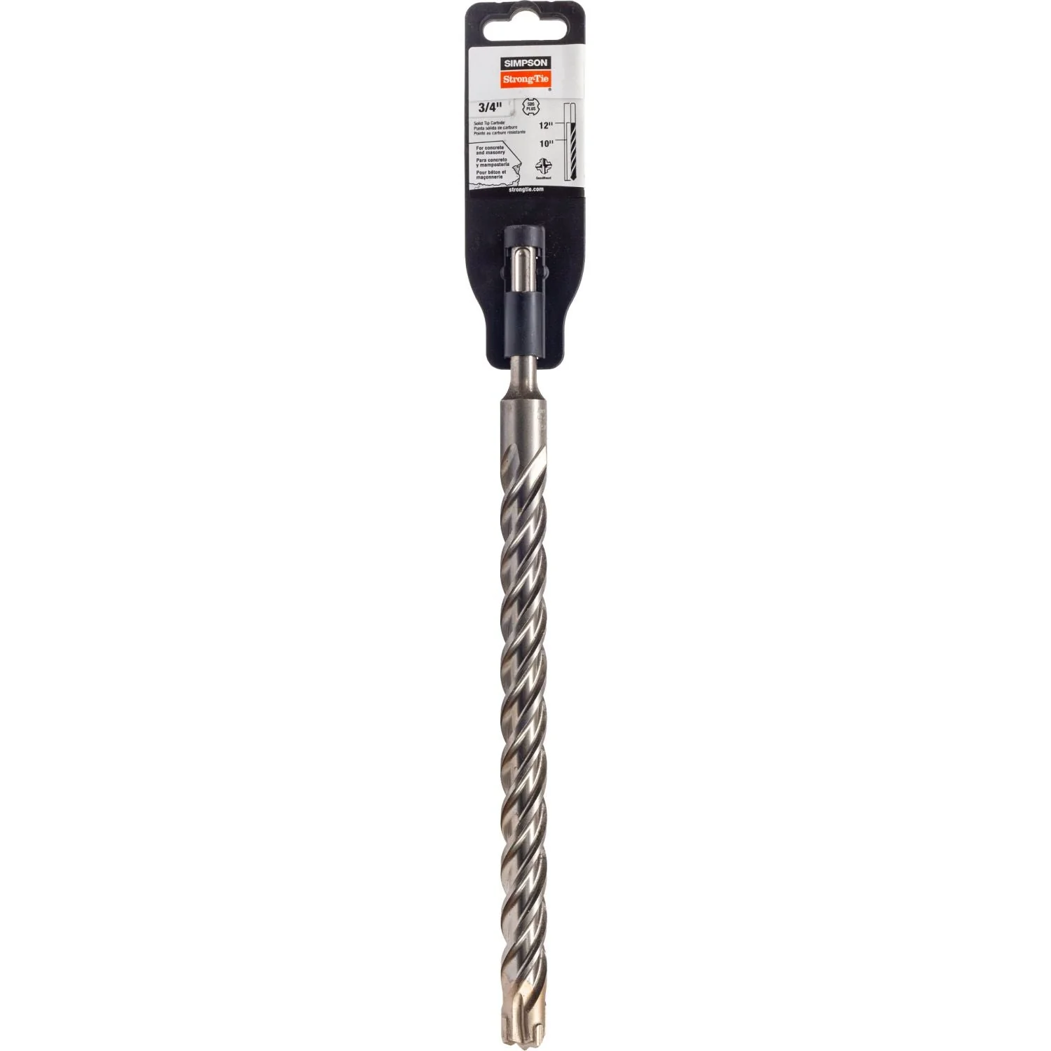 Simpson Strong-Tie MDPL07512Q 3/4-in. x 12-in. SDS-plus Quad-Head Shank Drill Bit - Image 2
