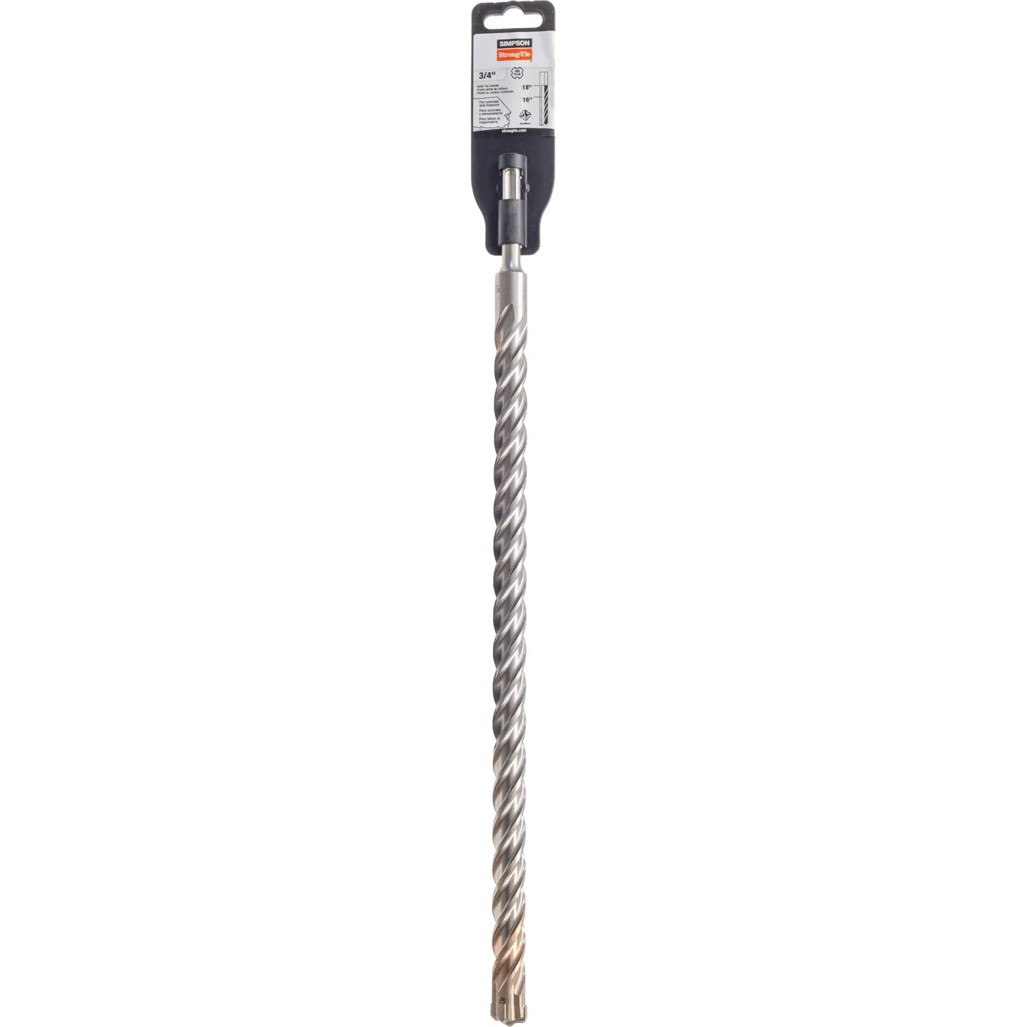 Simpson Strong-Tie MDPL07518Q 3/4-in. x 18-in. SDS-plus Quad-Head Shank Drill Bit - Image 2