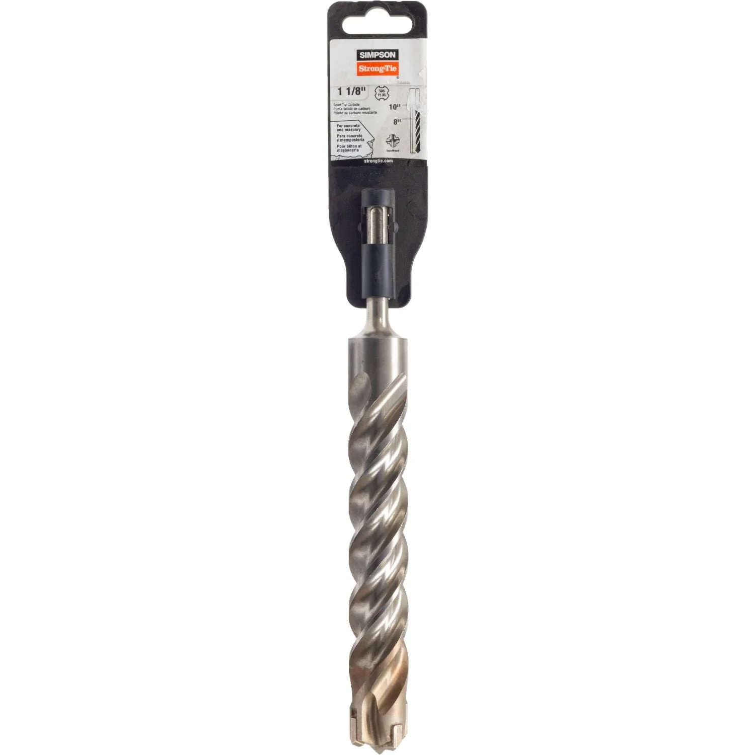 Simpson Strong-Tie MDPL11210Q 1-1/8-in. x 10-in. SDS-plus Quad-Head Shank Drill Bit - Image 2