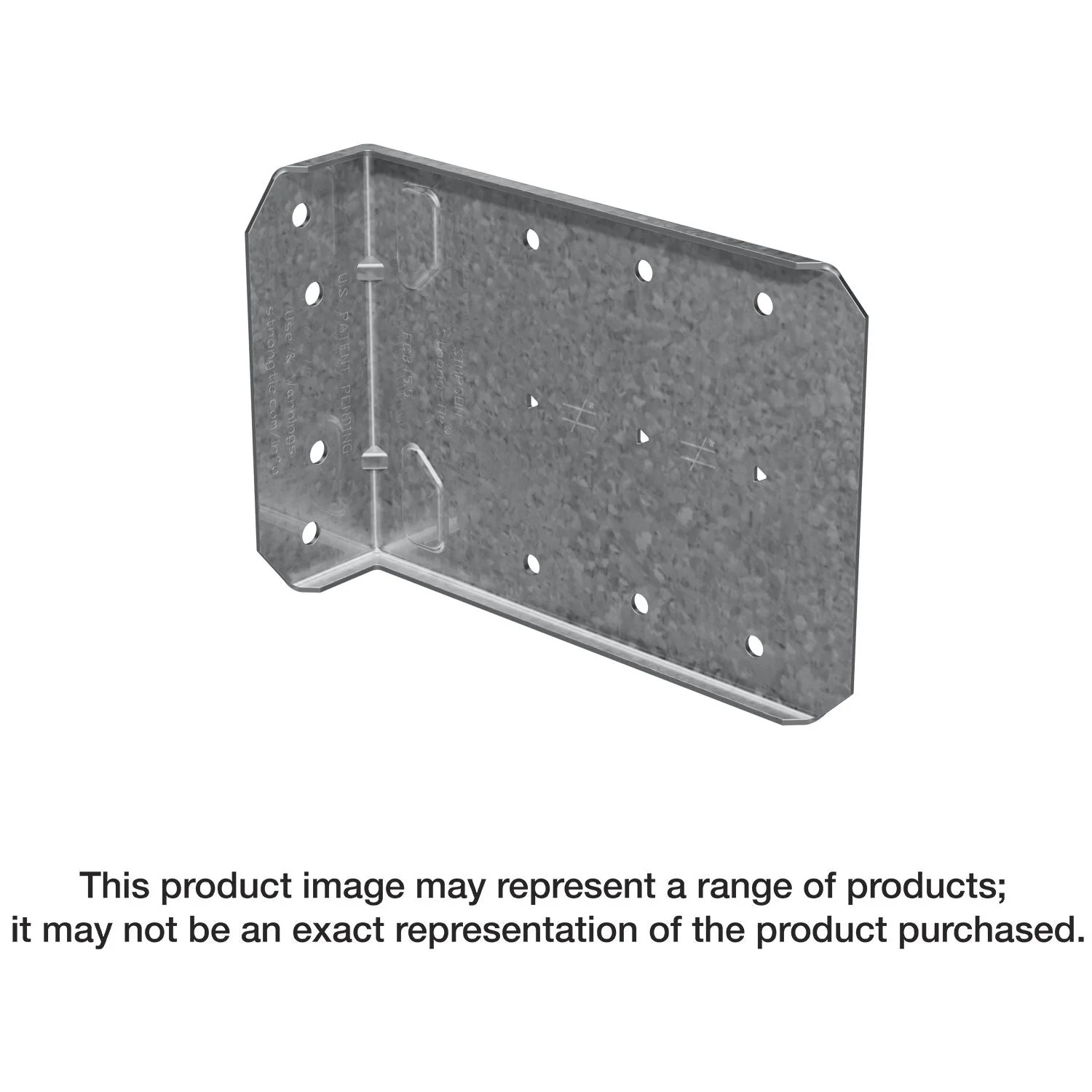 Simpson Strong-Tie MFCB45.5-R25 MFCB 5-1/2-in. Bypass Framing Fixed-Clip Connector, 25-Pack - Image 2