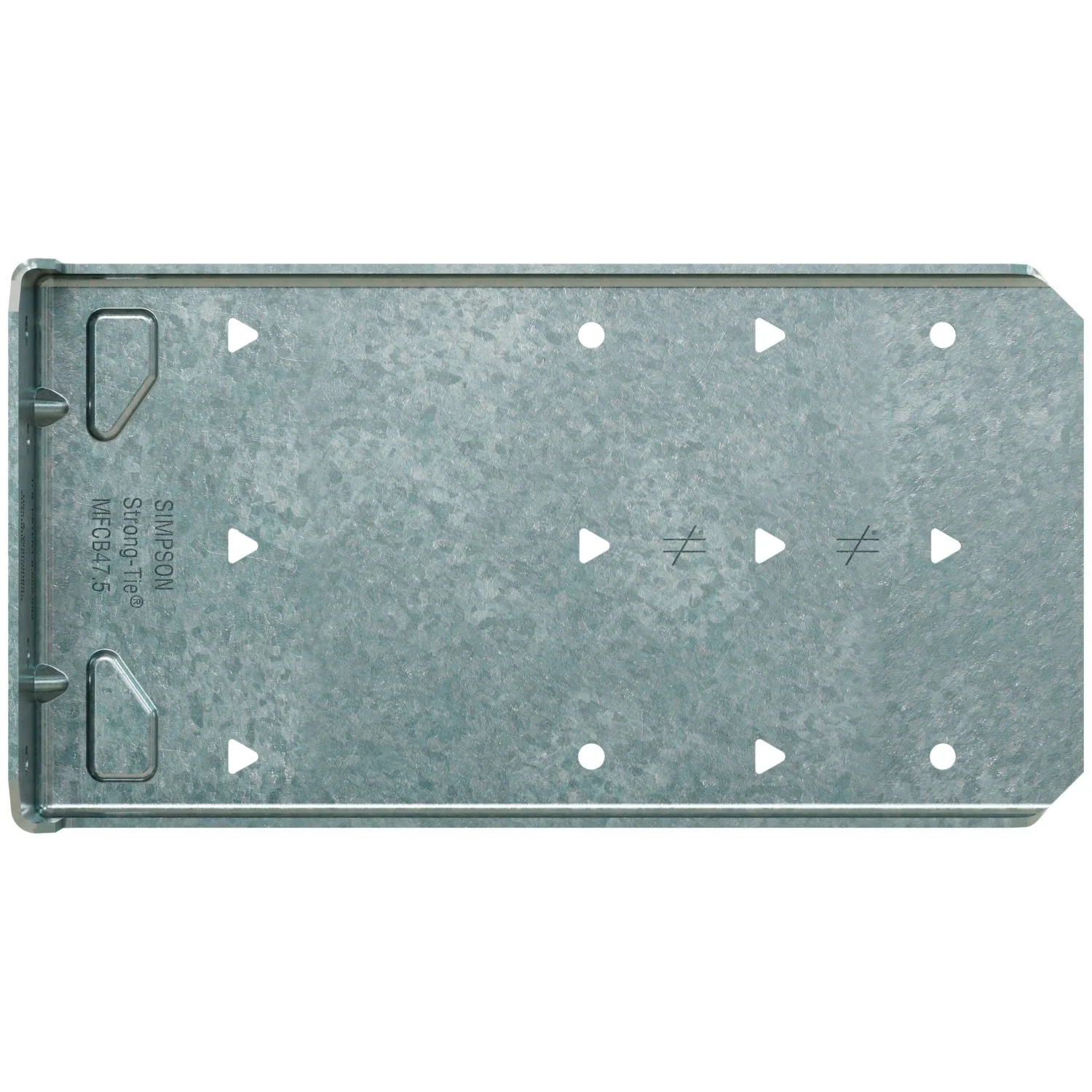 Simpson Strong-Tie MFCB47.5-R25 MFCB 7-1/2-in. Bypass Framing Fixed-Clip Connector, 25-Pack - Image 3