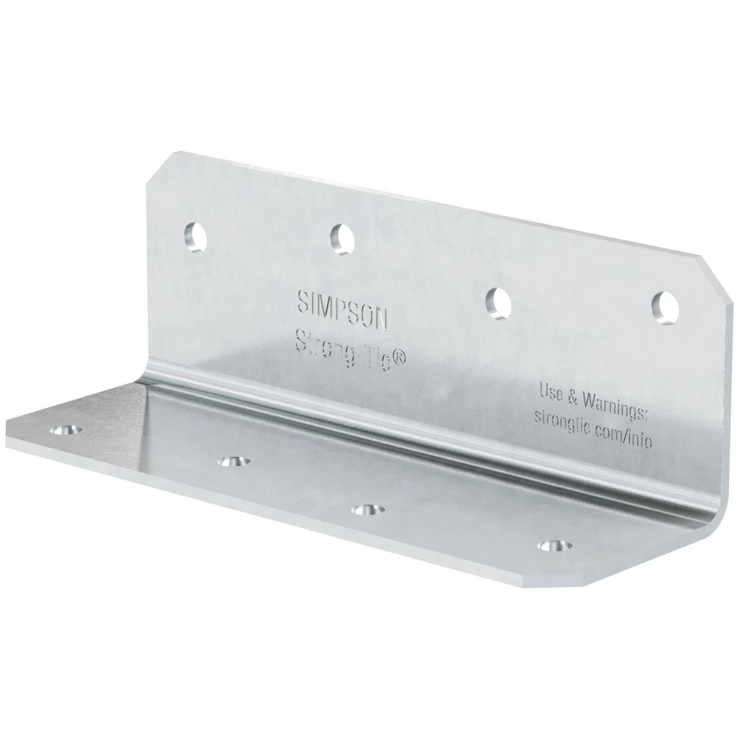 Simpson Strong-Tie ML26SS ML 2-in. x 6-in. 12-Gauge Stainless-Steel Medium L Angle - Image 2