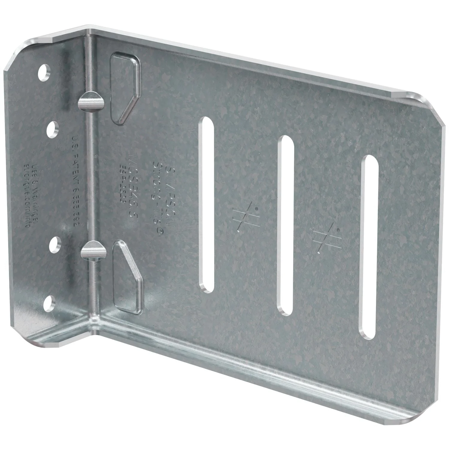 Simpson Strong-Tie MSCB45.5-KT MSCB 5-1/2-in. 14 ga. Bypass Framing Slide-Clip Connector w/ Screws, 25-Pack - Image 3