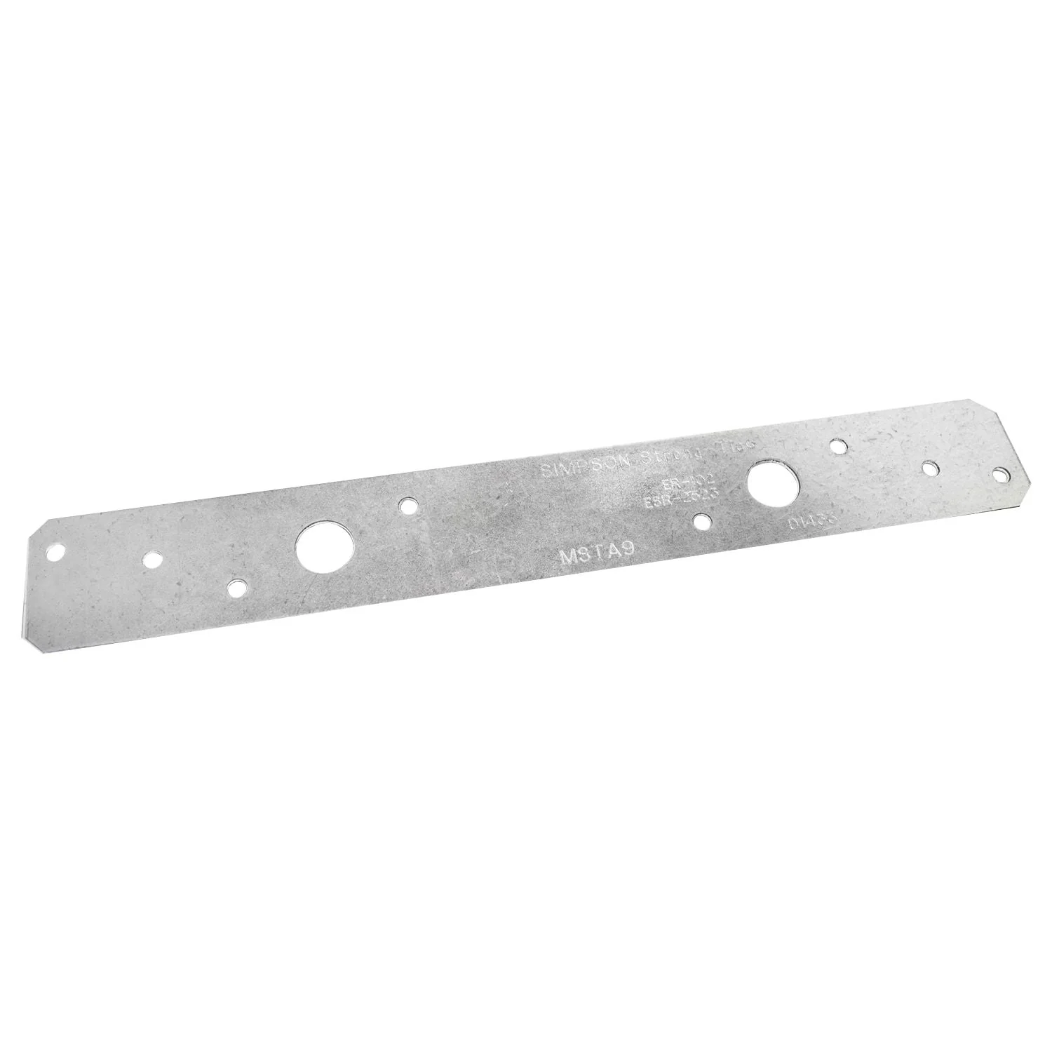 Simpson Strong-Tie MSTA9 MSTA 9-in. 18-Gauge Galvanized Medium Strap Tie - Image 3