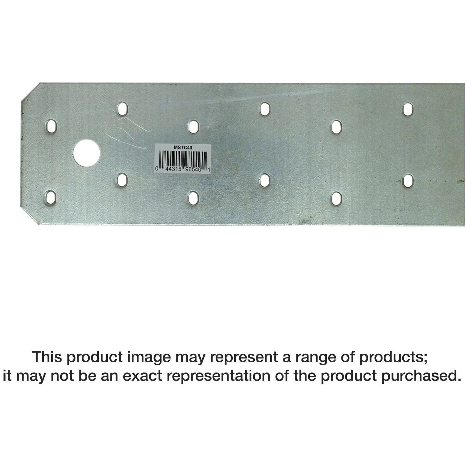 Simpson Strong-Tie MSTC40 MSTC 40-1/4-in. 16-Gauge Galvanized Medium Strap - Image 1