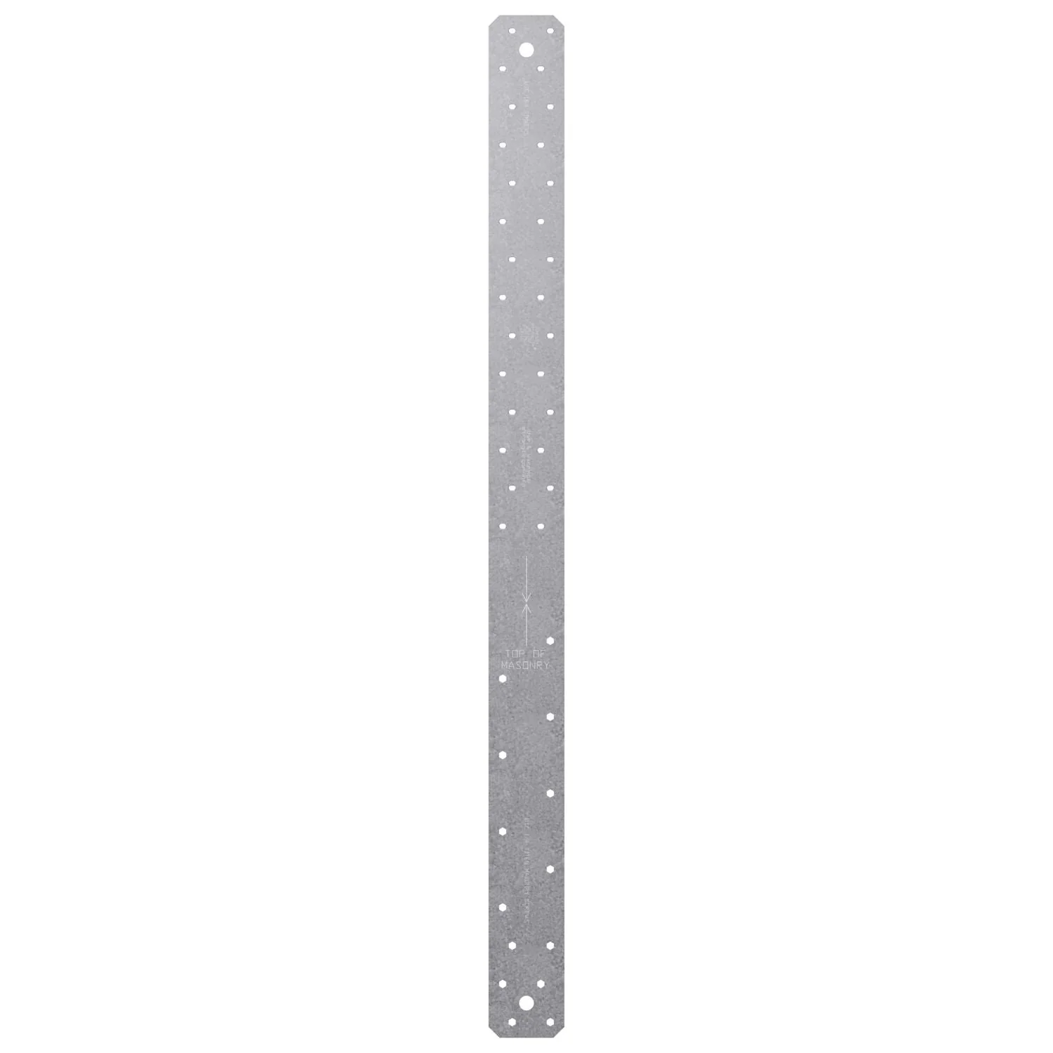 Simpson Strong-Tie MSTCM40 MSTCM 40-1/4 in 16-Gauge Galvanized Medium Strap Tie for Masonry - Image 2