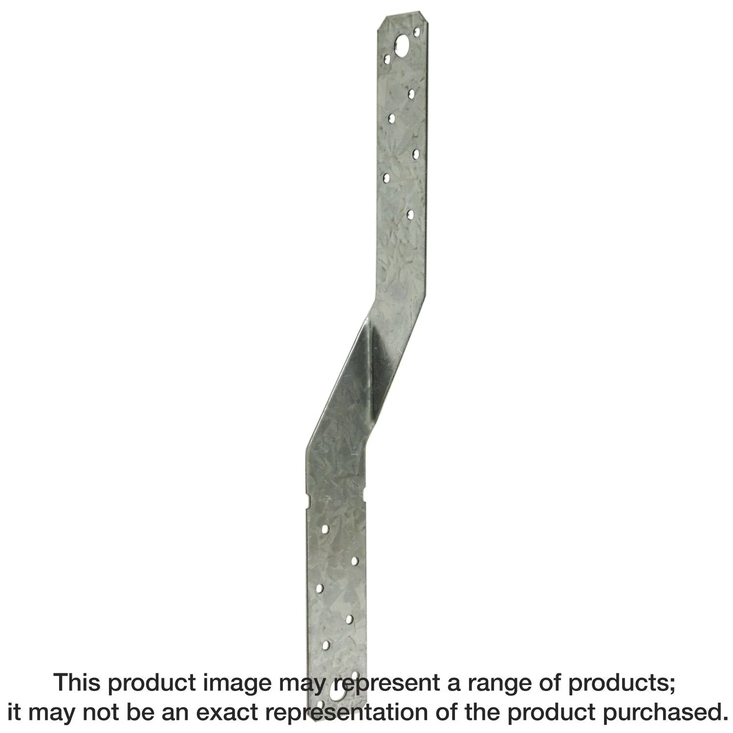 Simpson Strong-Tie MTS12 MTS 12-in. 16-Gauge Galvanized Medium Twist Strap - Image 3