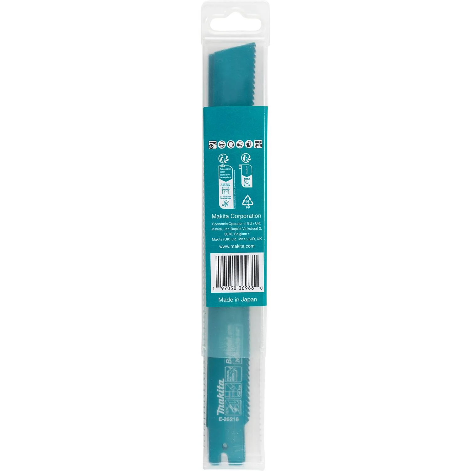 Makita E-26216 10-1/4-in. Metal Pipe Cutting Recipro Saw Blade, 8-TPI, 5-Pack, GRJ03 - Image 3