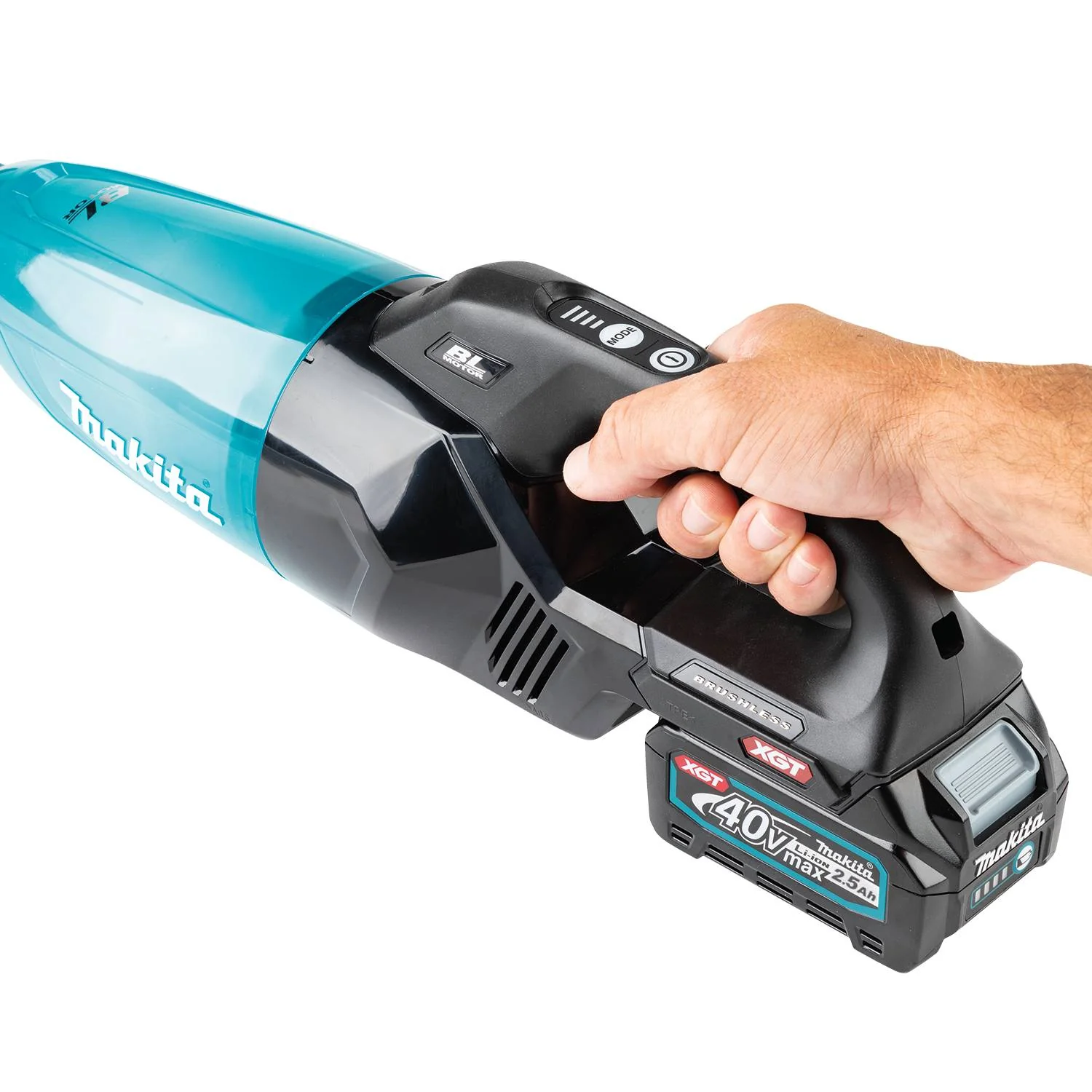 Makita GLC01SD1 40V max XGT Brushless 4-Speed HEPA Filter Compact Stick Vacuum 2.5Ah Kit - Image 3