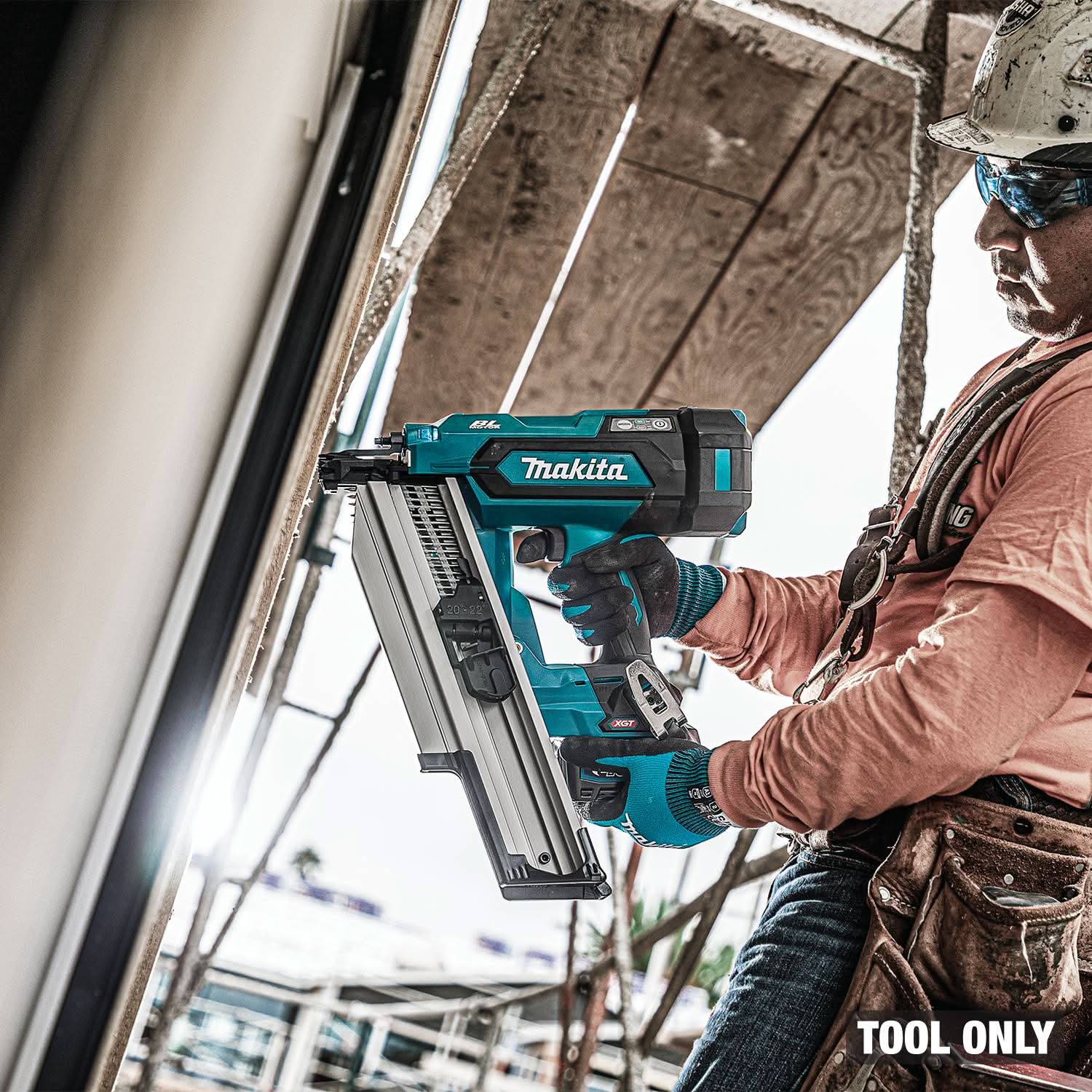 Makita GNB02Z 40V max XGT Brushless 21-Degree Full Round Head 3-1/2-in. Framing Nailer, Tool Only - Image 2