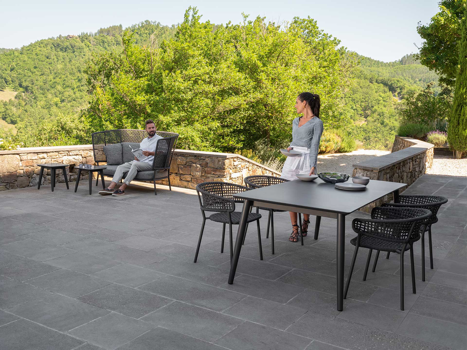 TALENTI | MOON//ALU  EXTENDABLE DINING TABLE - $4,498.29 - $5,355.00 - Image 2