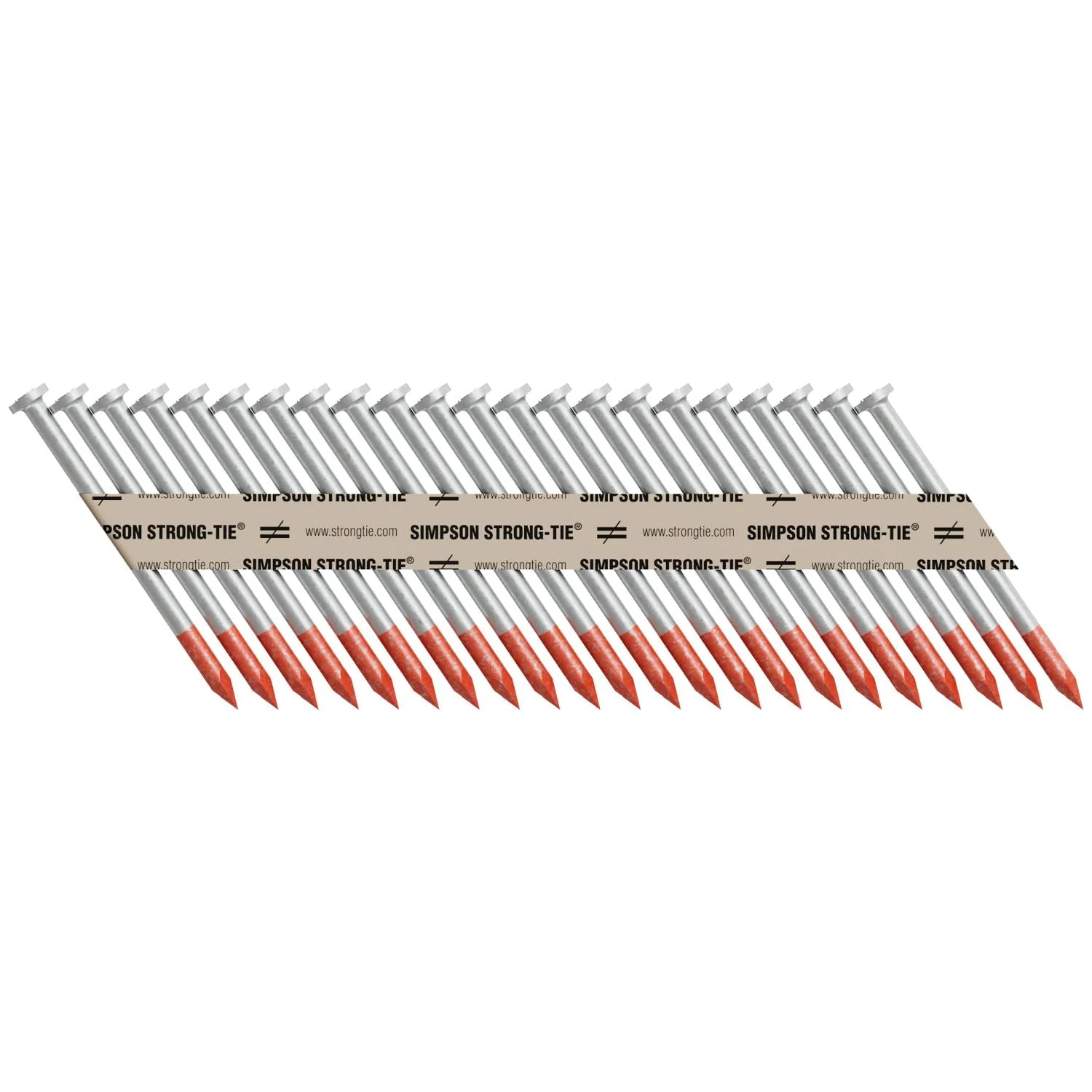 Simpson Strong-Tie Strong-Drive 33-Degree SCN Smooth-Shank Connector Nail, 2-1/2-in. x .148-in. HDG, 2500-Pack (N10DHDGPT2500) - Image 2