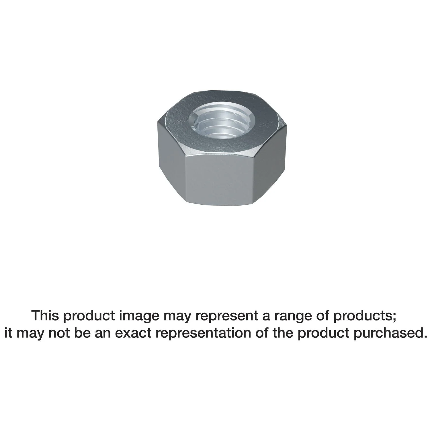 Simpson Strong-Tie NUT1-ZP Zinc-Plated Hex Nut for 1-in. Rod - Image 1