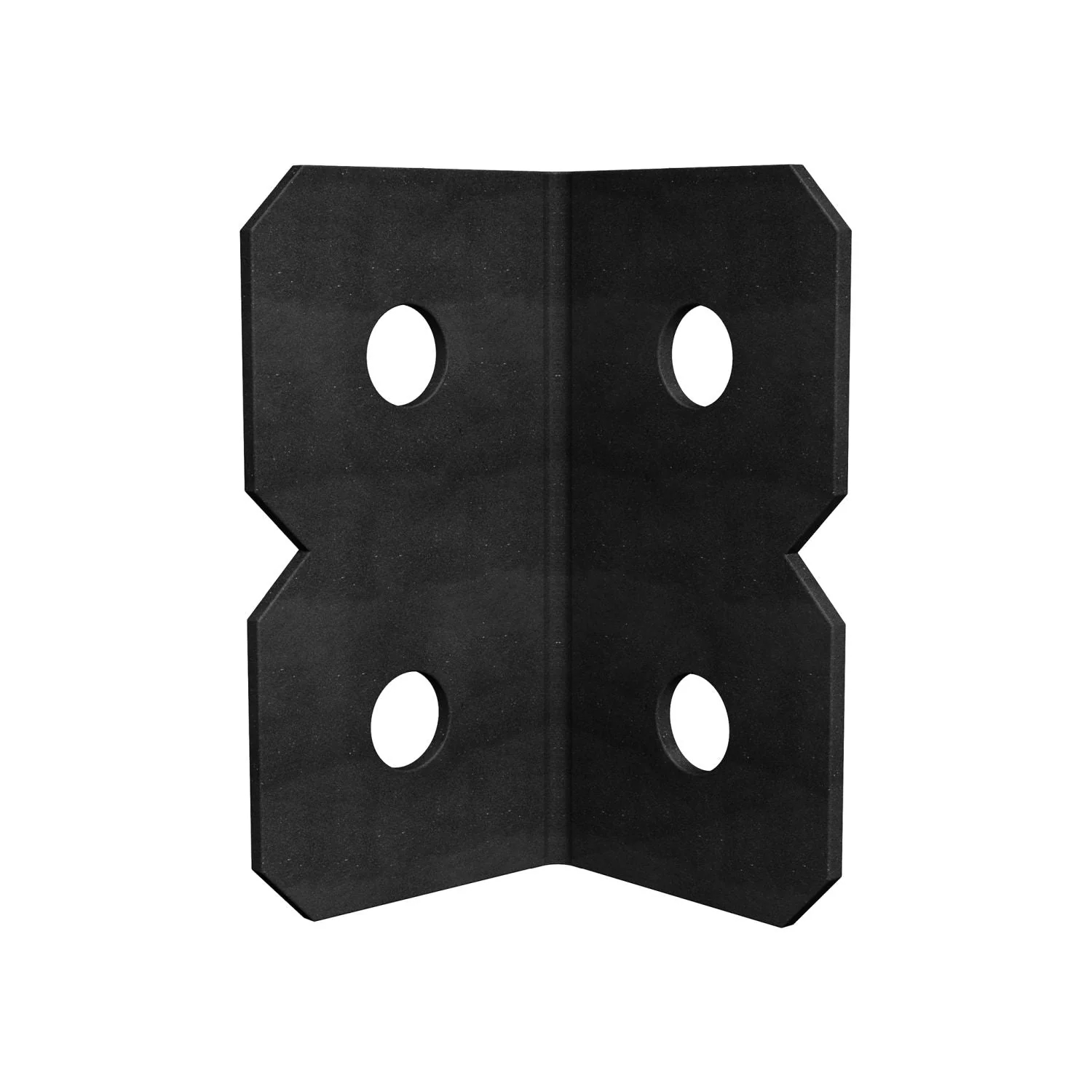 Simpson Strong-Tie OHA36 OHA 3-in. x 6-in. Black Powder-Coated Ornamental Heavy Angle - Image 2