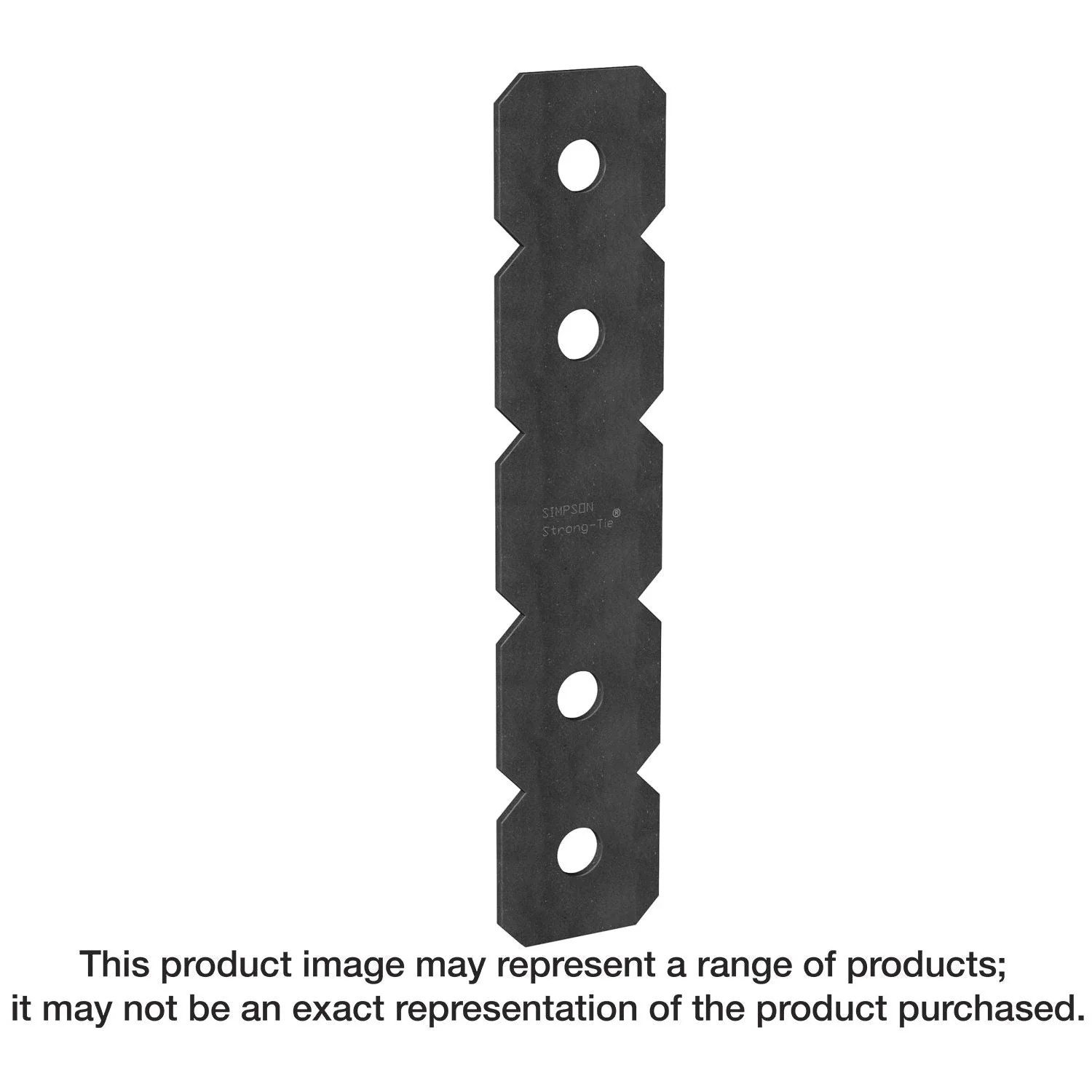 Simpson Strong-Tie OHS OHS 2-1/2-in. x 12-in. Black Powder-Coated Ornamental Heavy Strap - Image 3