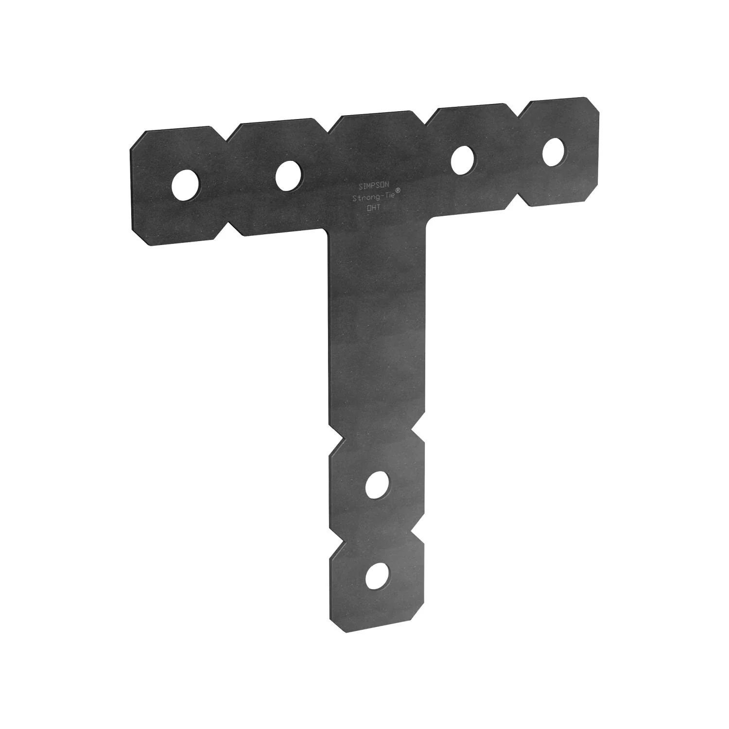 Simpson Strong-Tie OHT OHT 12-in. x 12-in. Black Powder-Coated Ornamental Heavy T Strap - Image 2